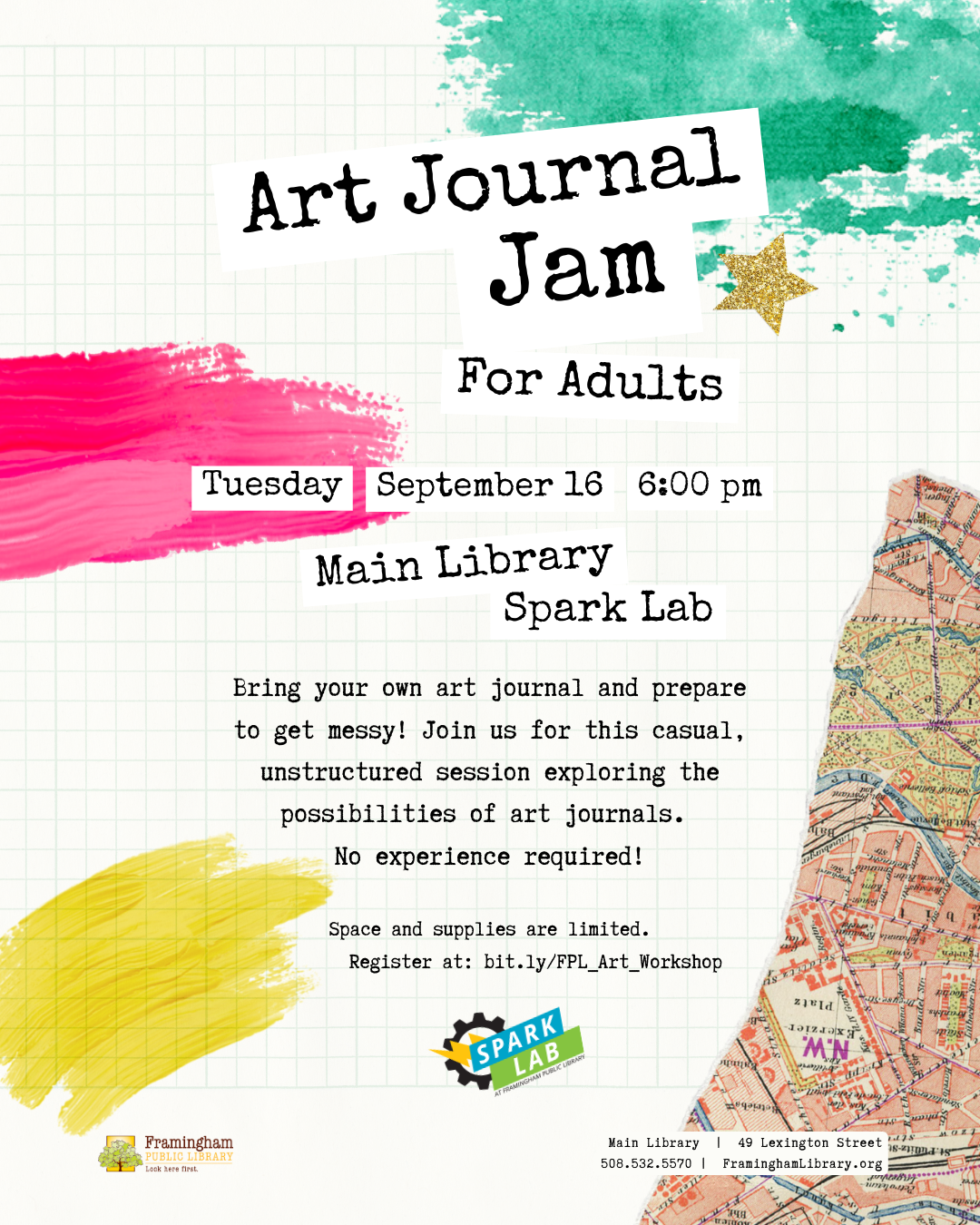 Art Journal Jam for Adults thumbnail Photo