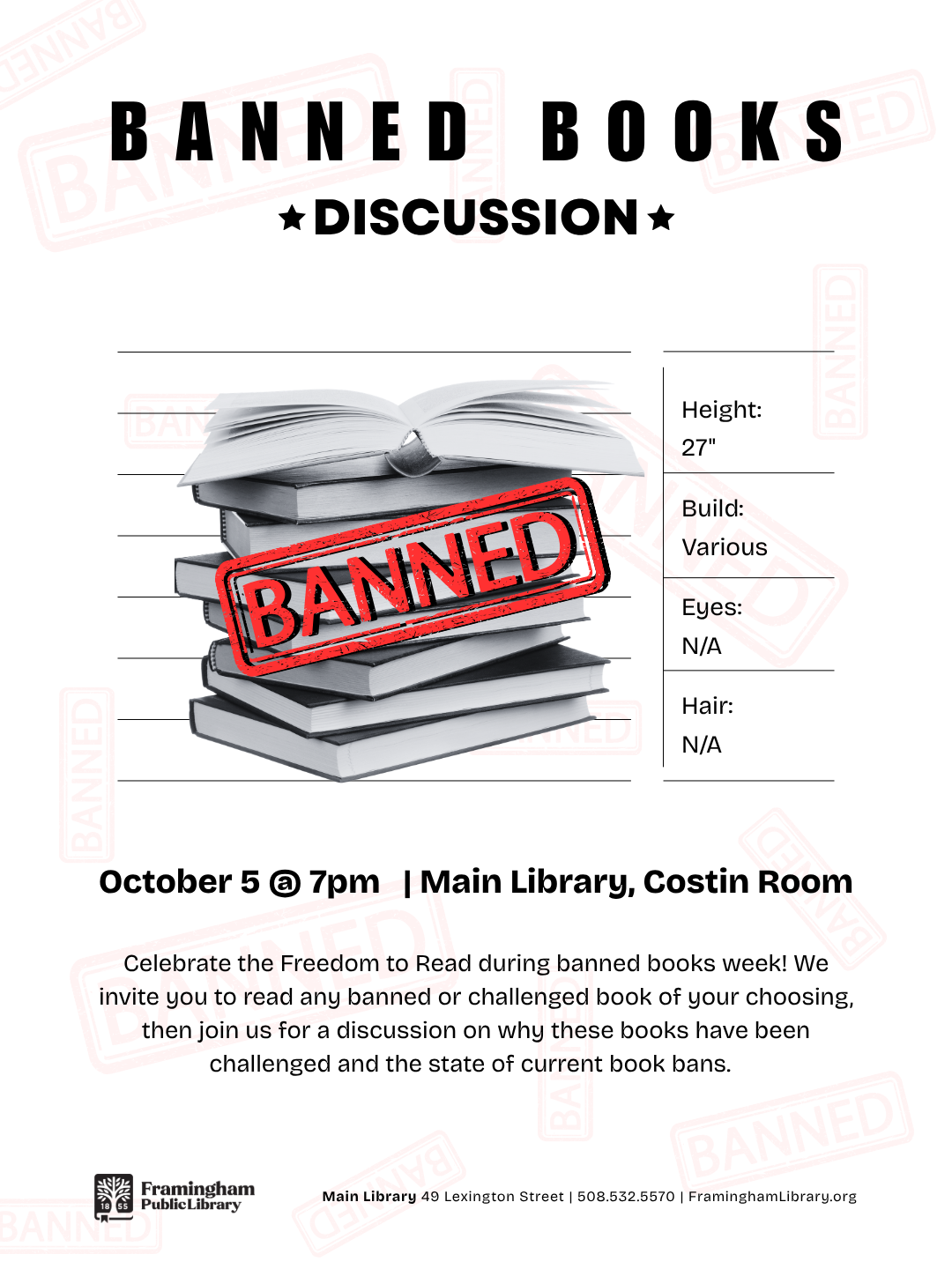 Banned Books Discussion thumbnail Photo