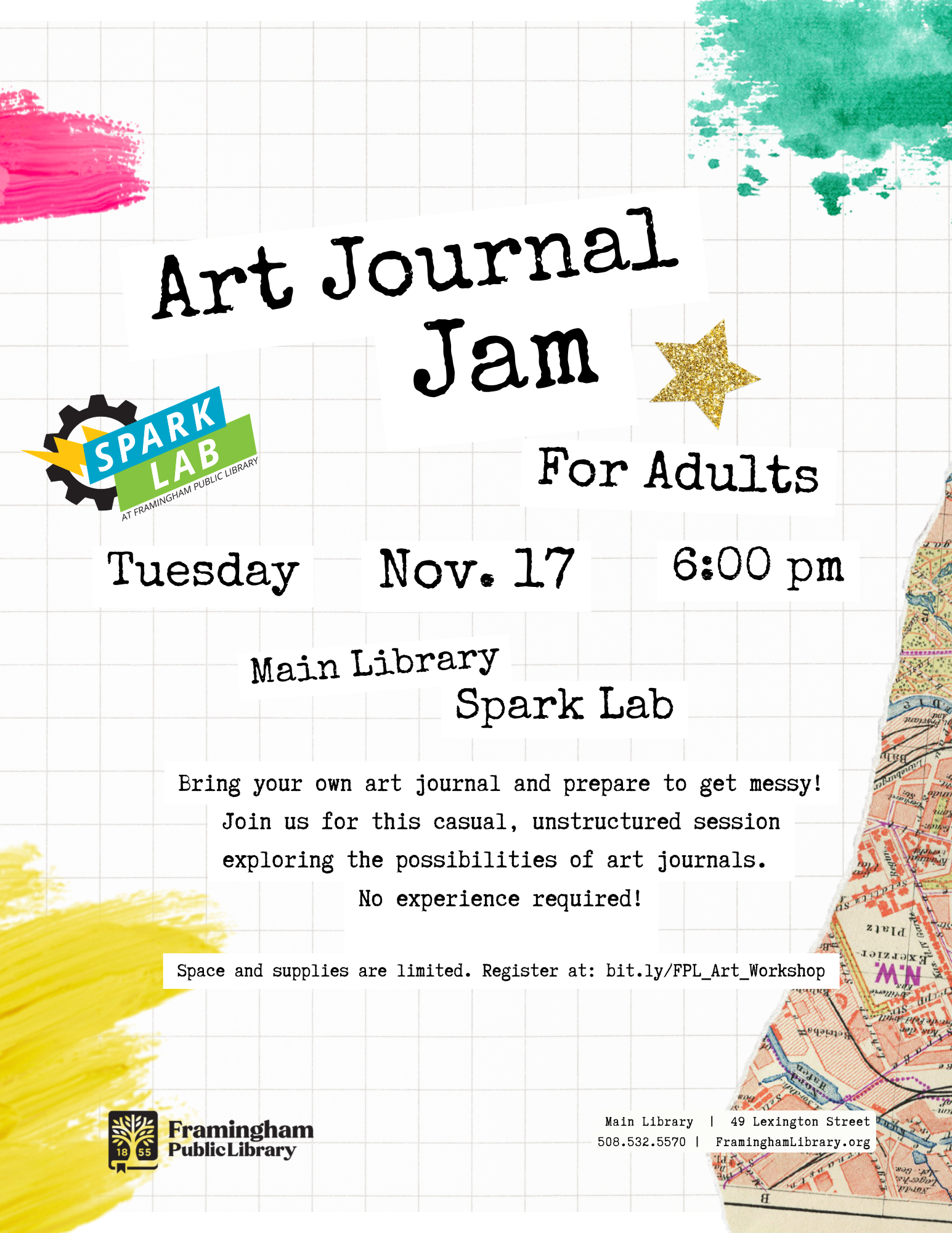 Art Journal Jam for Adults thumbnail Photo