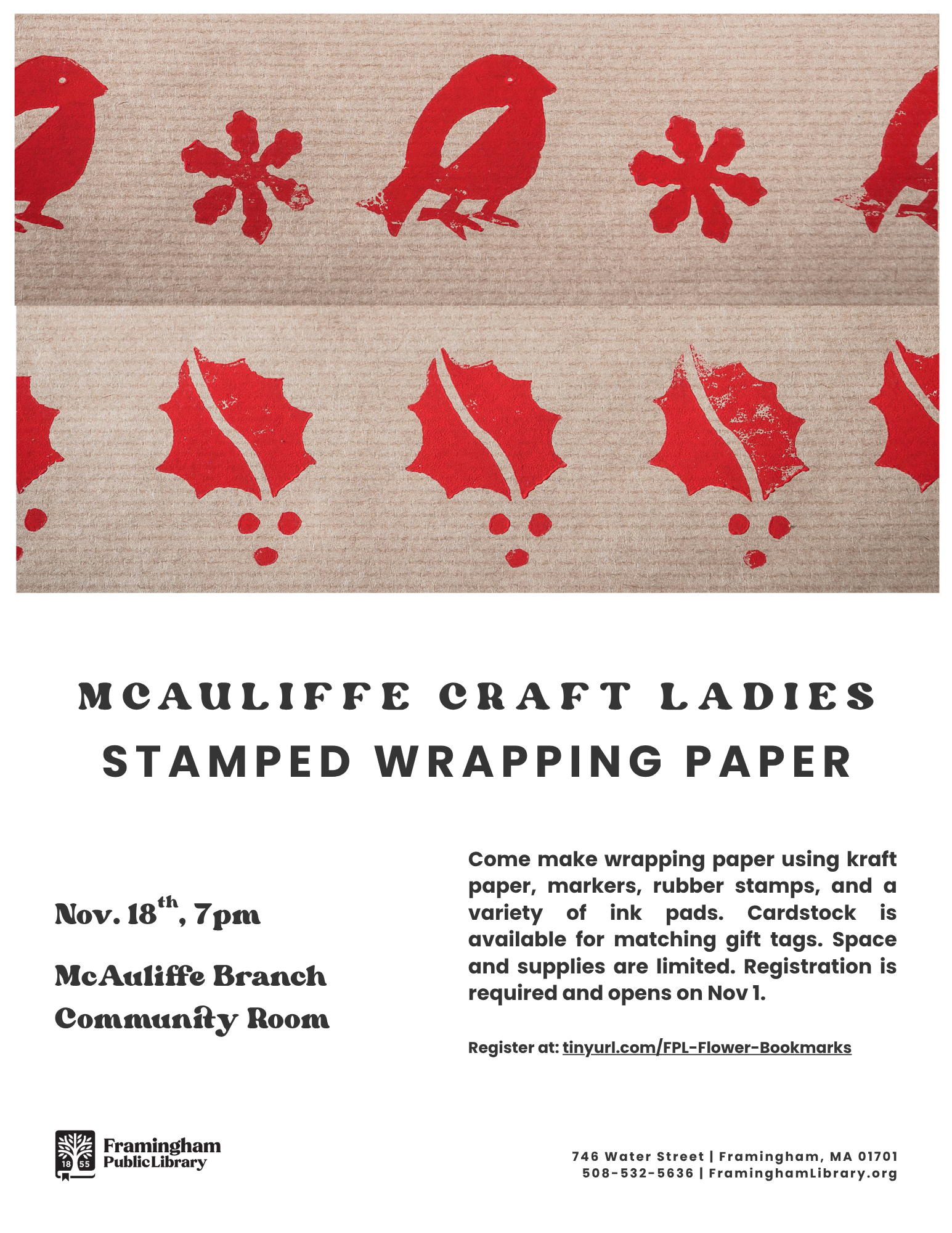 Craft Ladies: Stamped Wrapping Paper thumbnail Photo