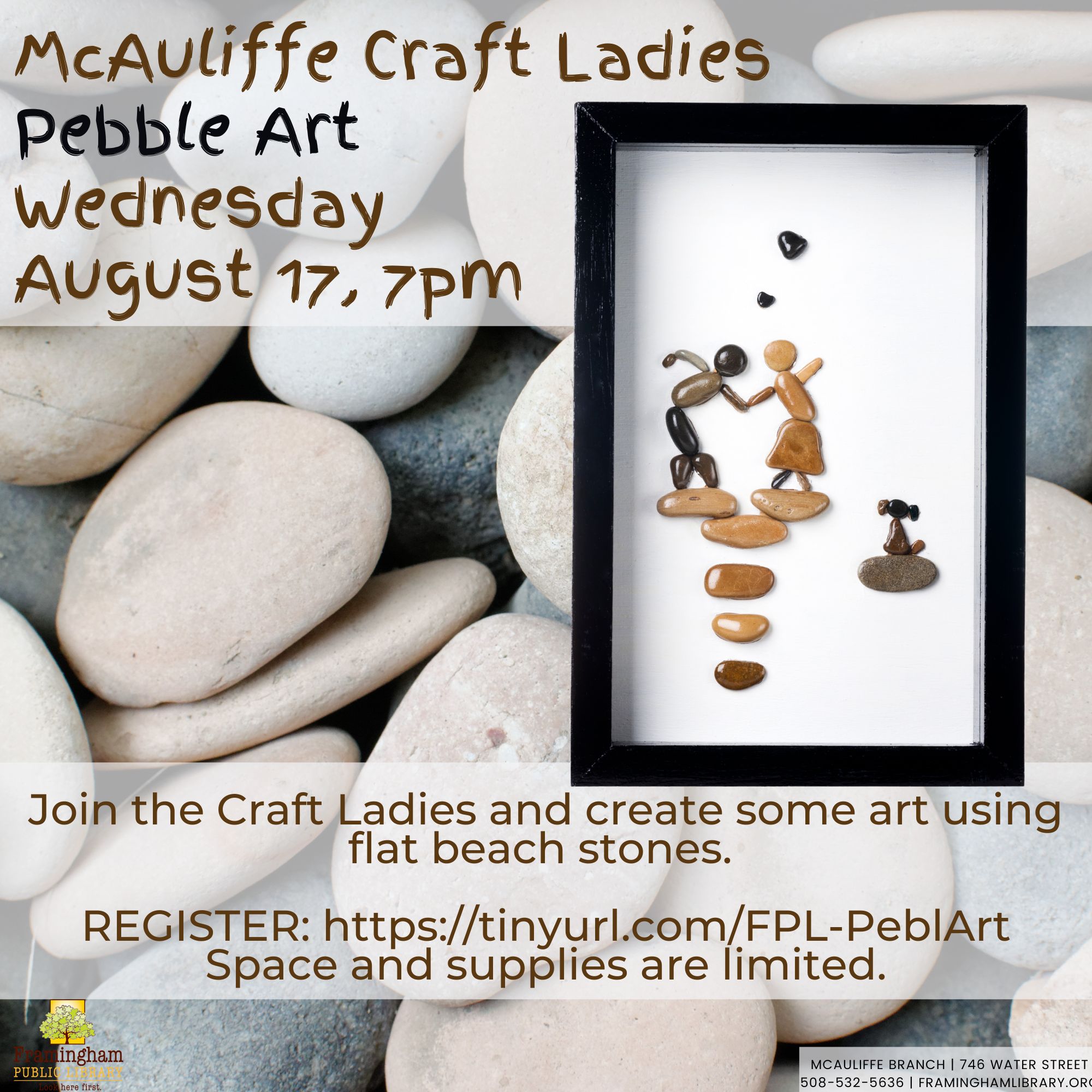 McAuliffe Craft Ladies: Pebble Art thumbnail Photo