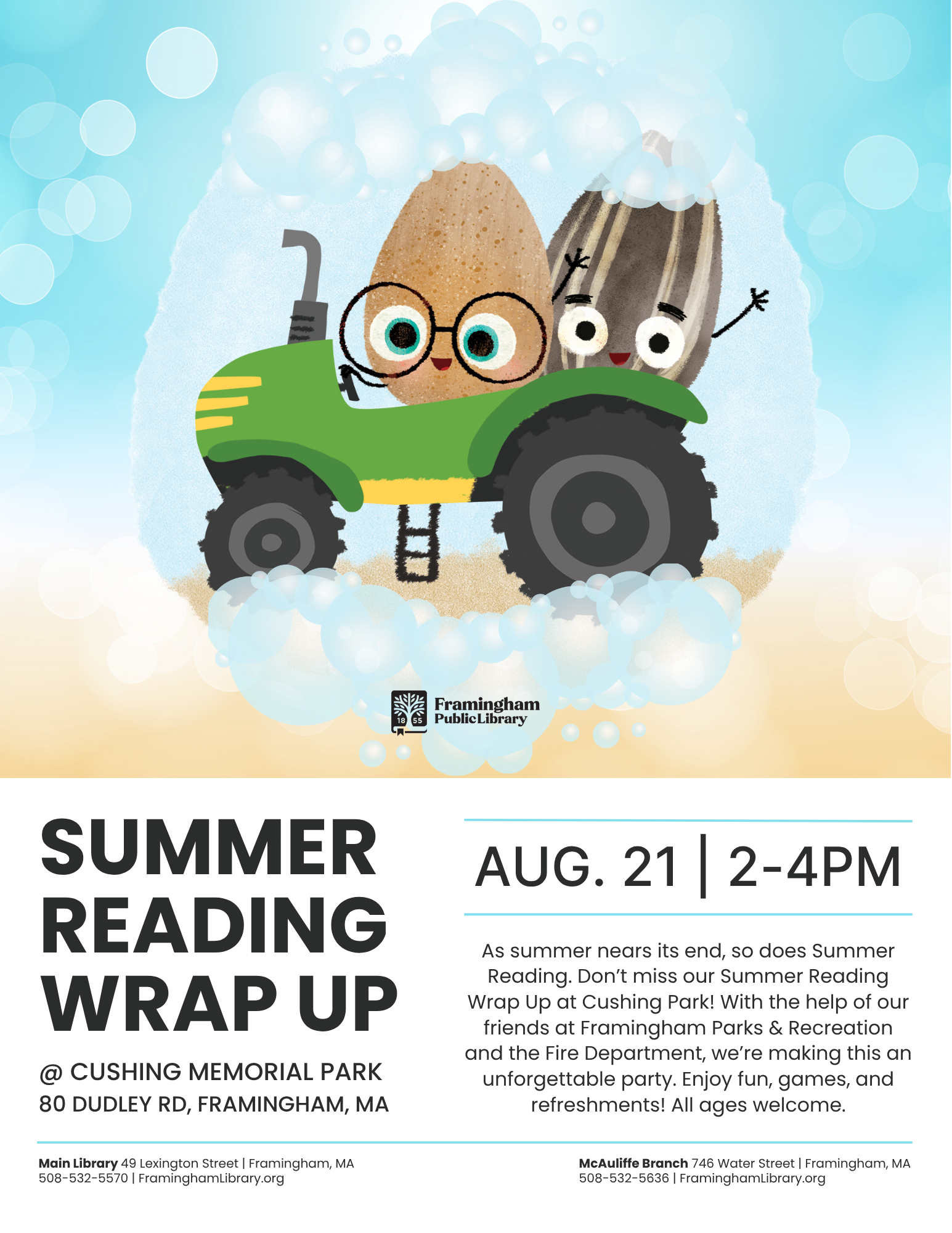 Summer Reading Wrap Up @ Cushing thumbnail Photo