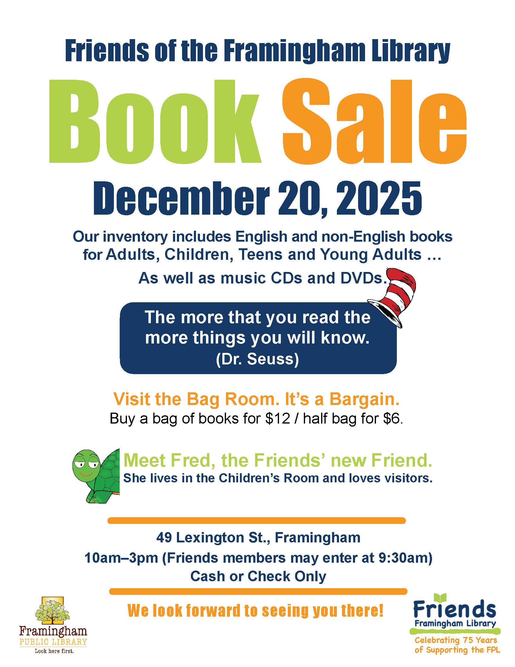 Friends of the Framingham Library Book Sale thumbnail Photo
