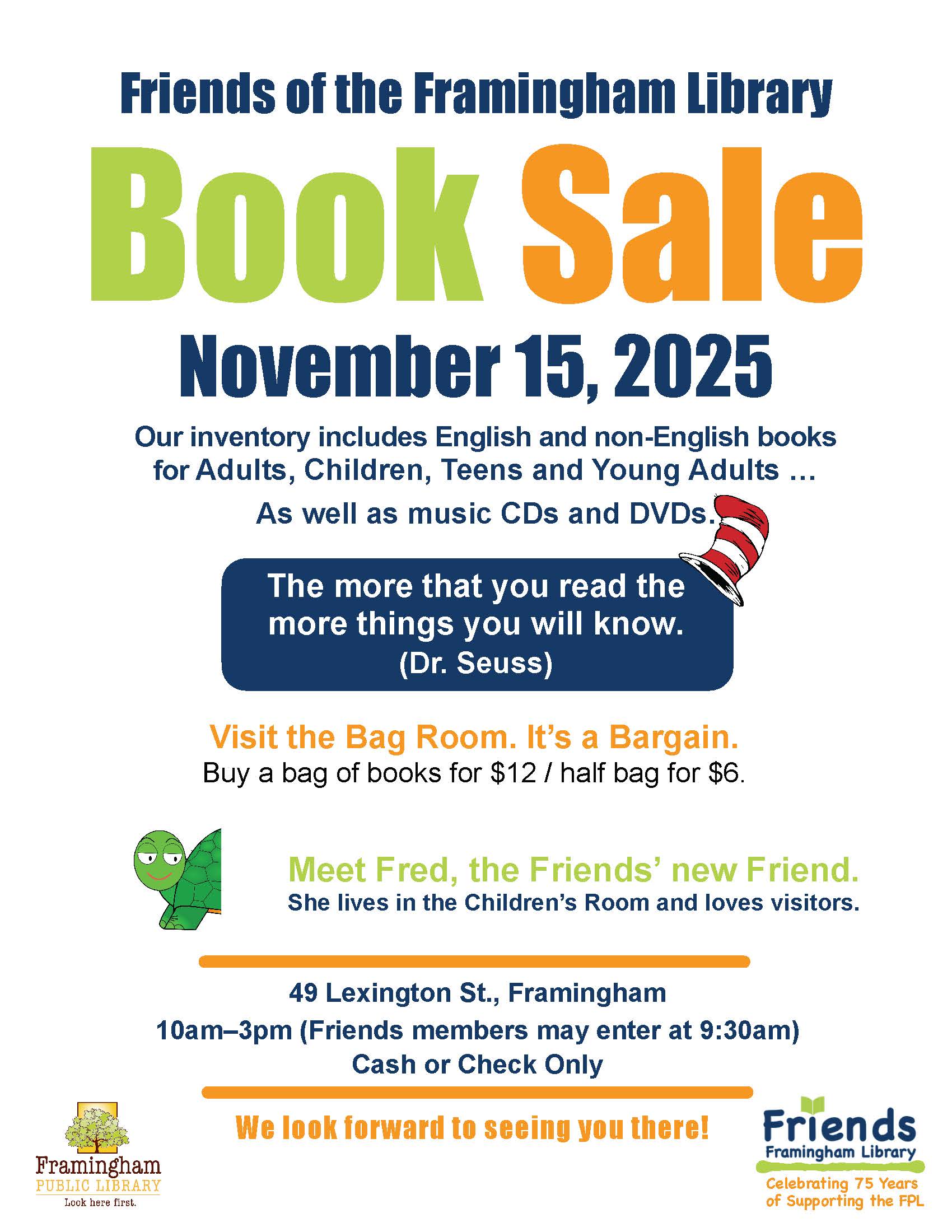 Friends of the Framingham Library Book Sale thumbnail Photo