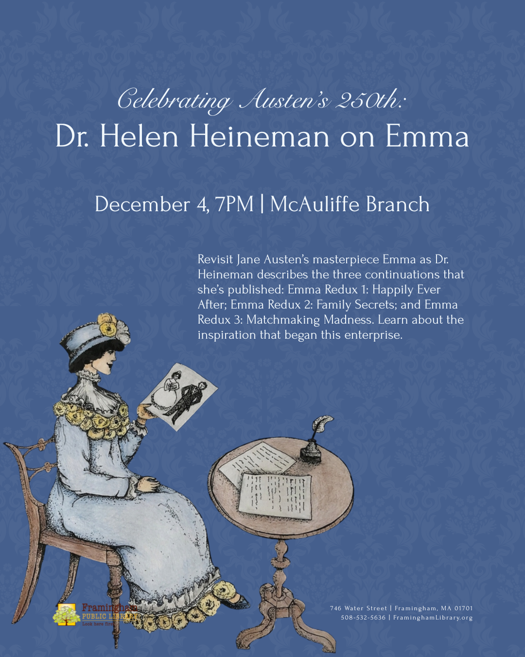 Celebrating Austen’s 250th: Dr. Helen Heineman on Emma thumbnail Photo