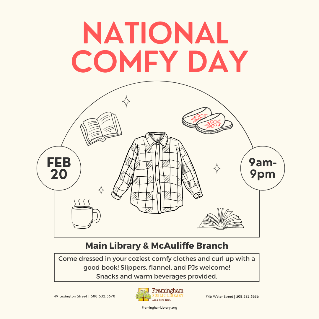 National Comfy Day at the Library thumbnail Photo