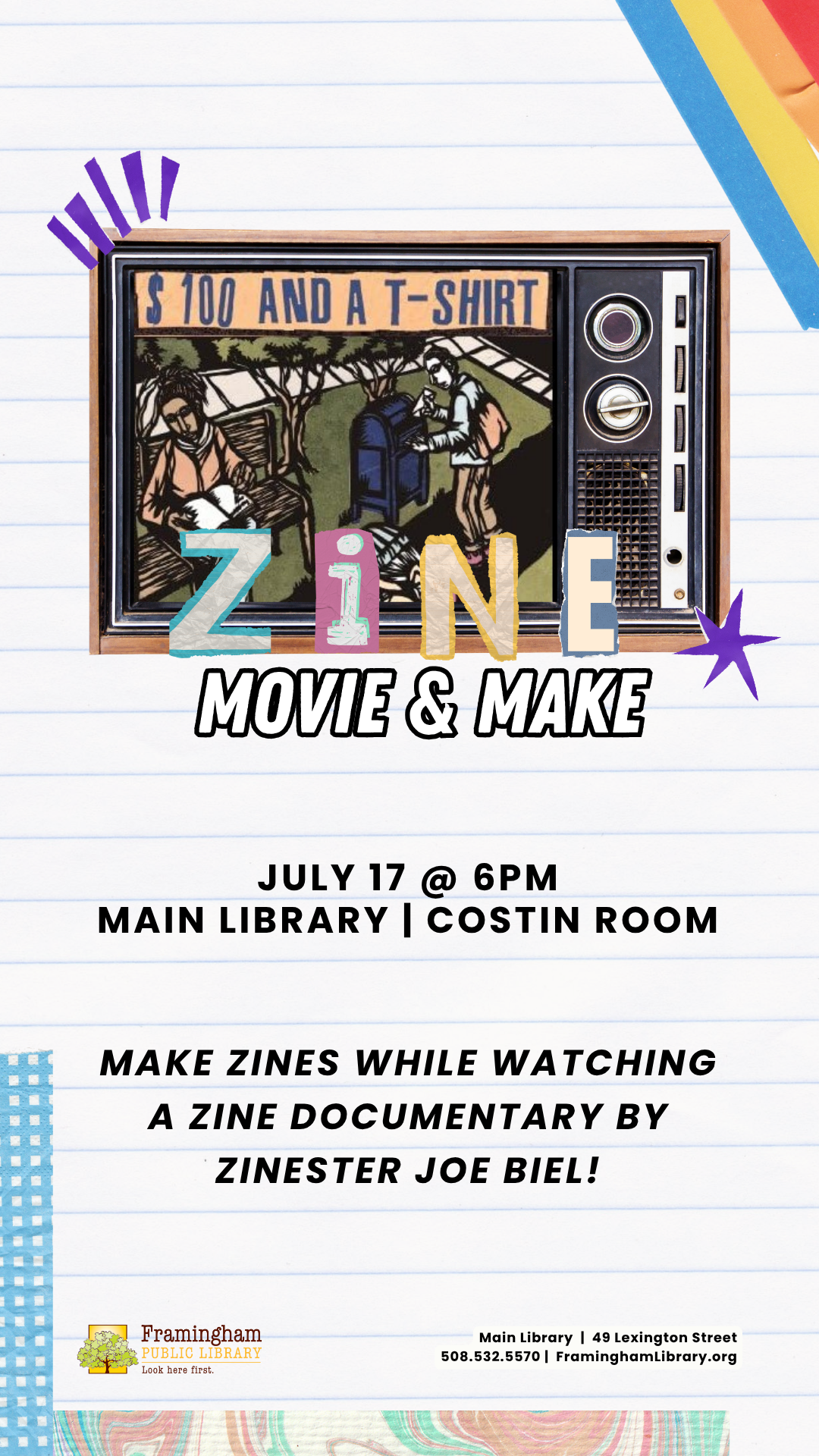 Zine Movie & Make: $100 and a T-Shirt: A Documentary About Zines in the Northwest thumbnail Photo