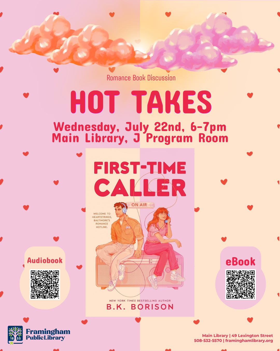 Hot Takes: First Time Caller by B.K. Borison thumbnail Photo