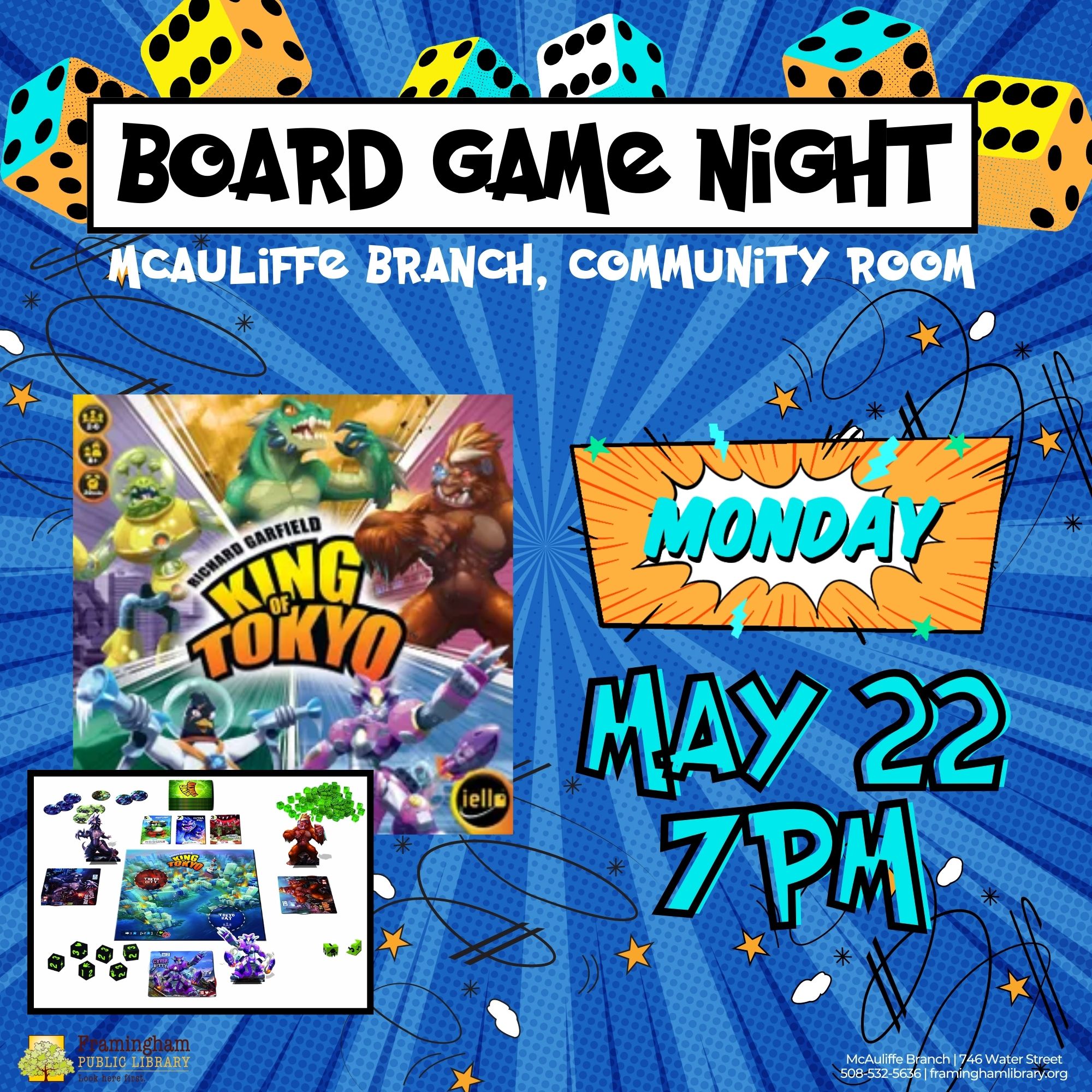 Board Game Night: King of Tokyo and Fluxx thumbnail Photo