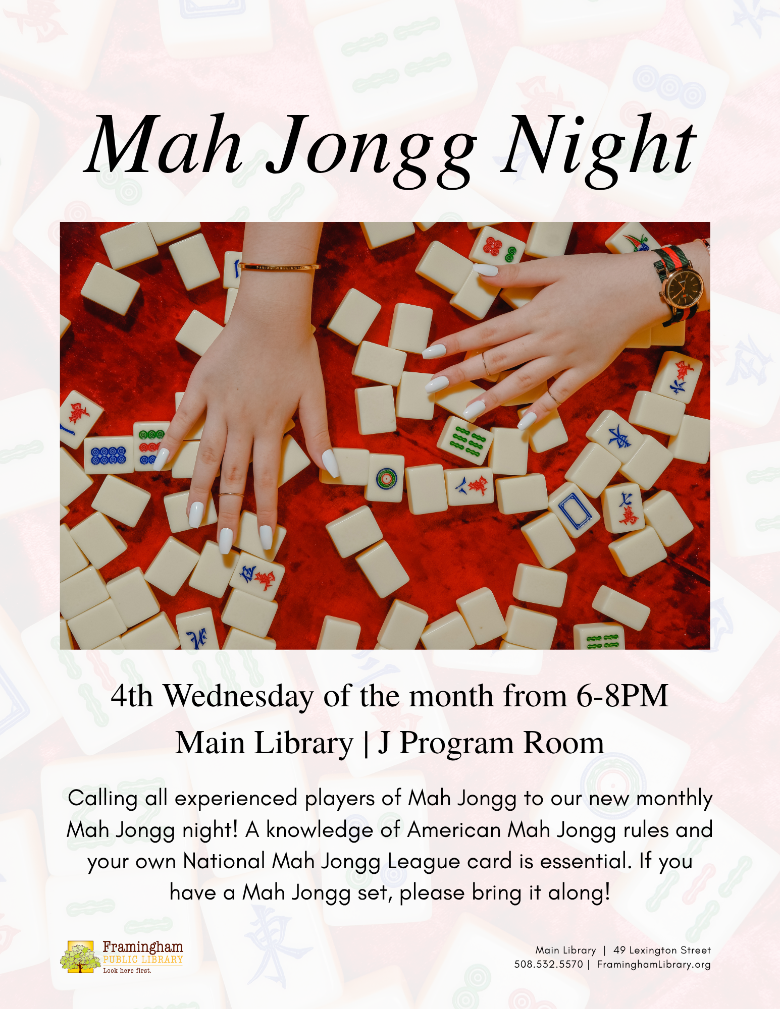 Monthly Mah Jongg thumbnail Photo