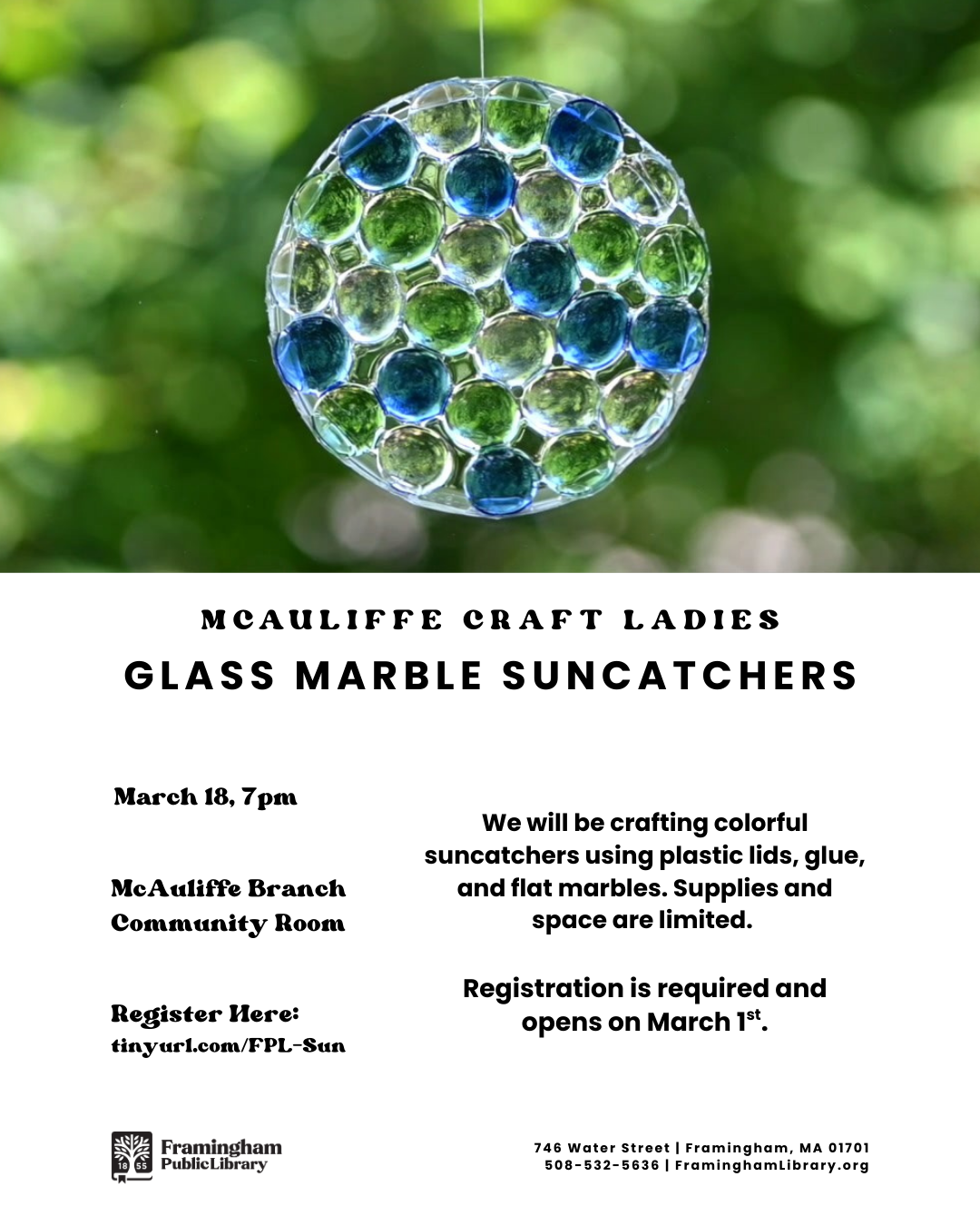 Craft Ladies: Glass Marble Suncatchers thumbnail Photo