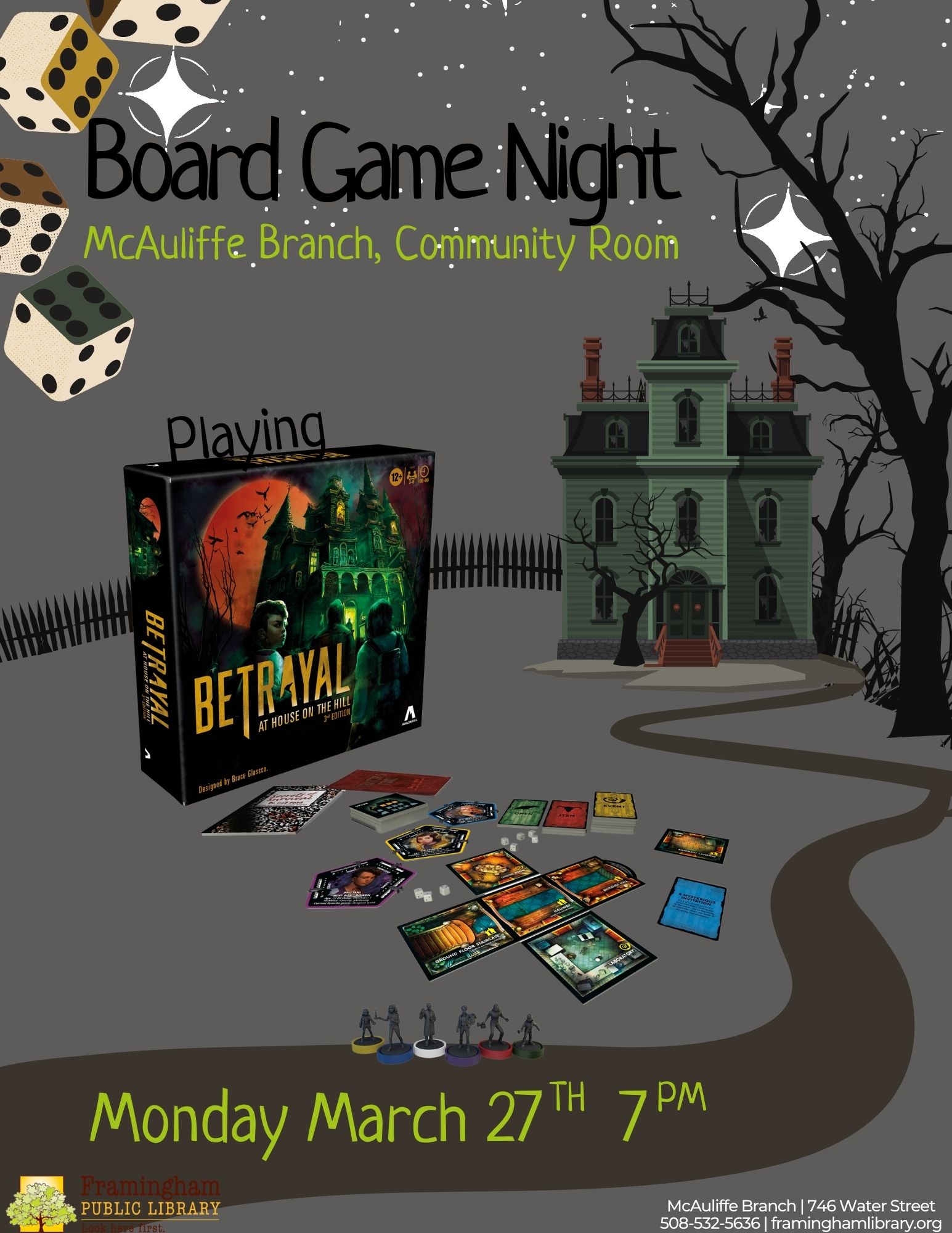 Board Game Night: Betrayal at the House on the Hill thumbnail Photo