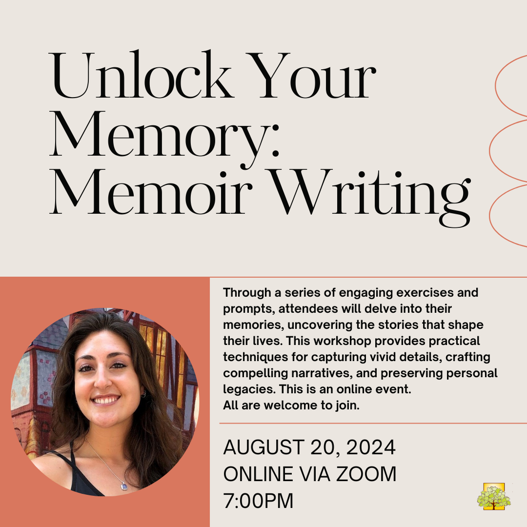 Unlock Your Memory: Memoir Writing thumbnail Photo