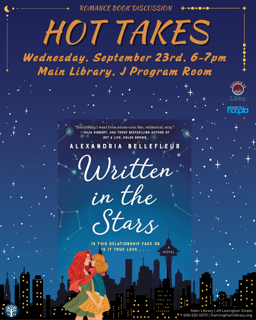Hot Takes: Written in the Stars by Alexandria Bellefleur thumbnail Photo