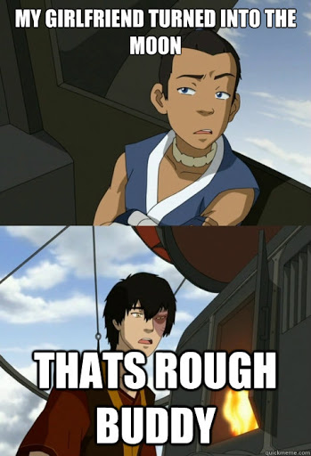 Meme of Sokka telling Zuko 