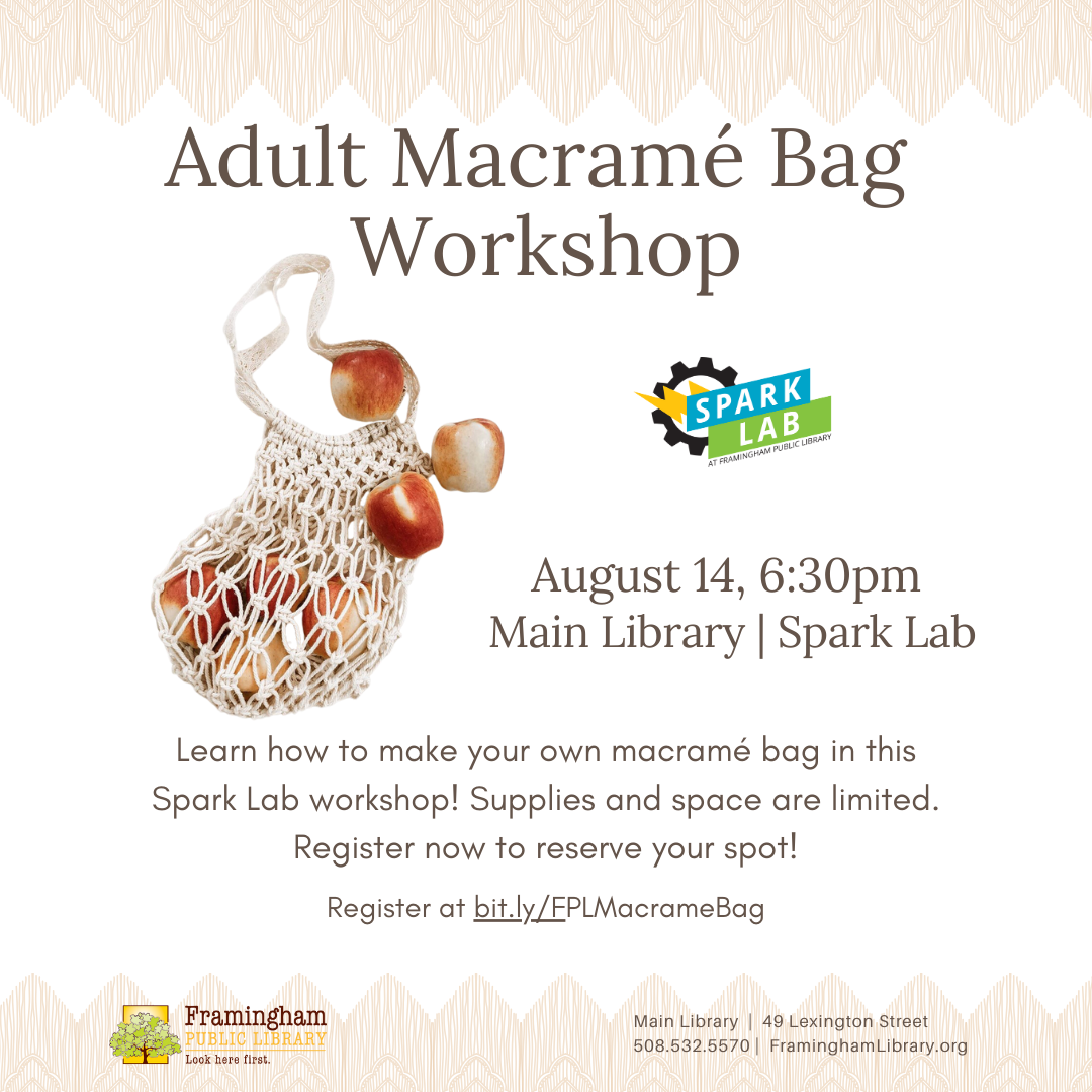 Adult Macrame Bag Workshop thumbnail Photo