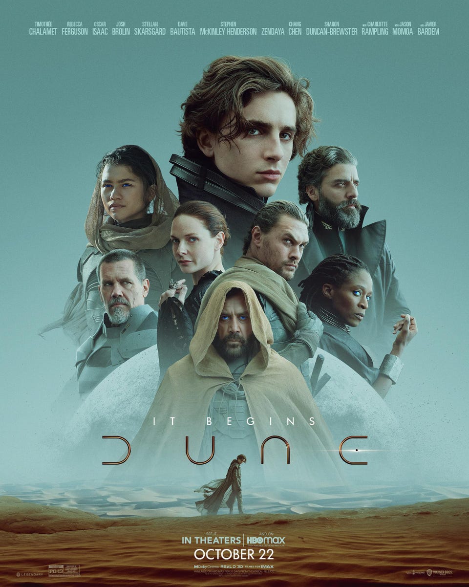 Monday Matinee: Dune (2021, 2hr 35min, PG-13) thumbnail Photo