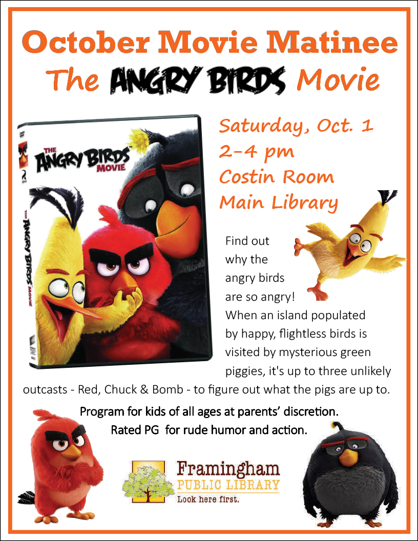Movie Matinee: The Angry Birds Movie (PG) thumbnail Photo