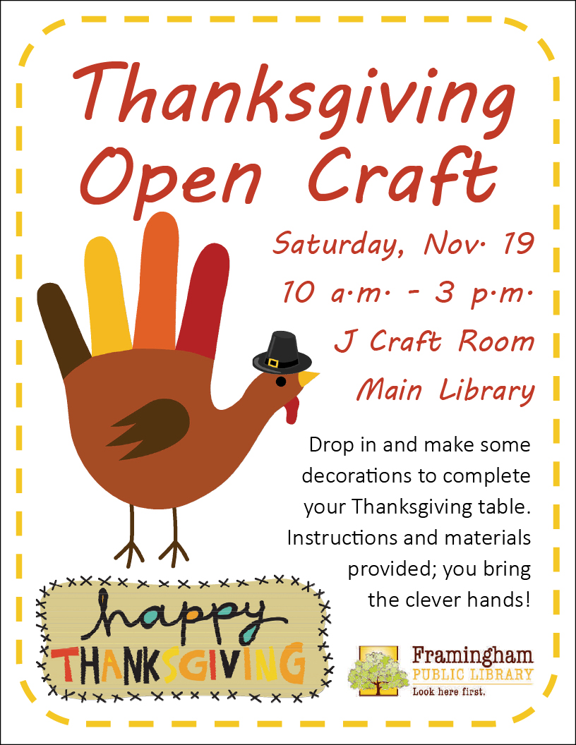 Thanksgiving Open Crafts thumbnail Photo