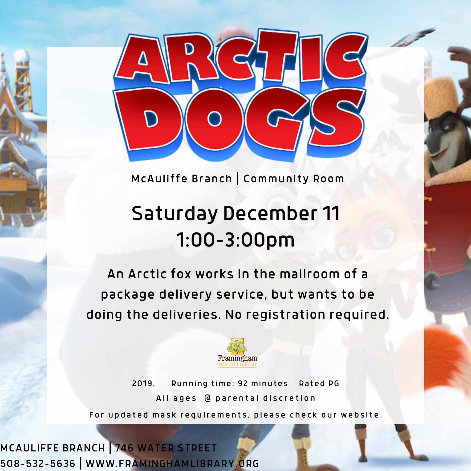 Family Movie Matinee: Arctic Dogs (2019) thumbnail Photo