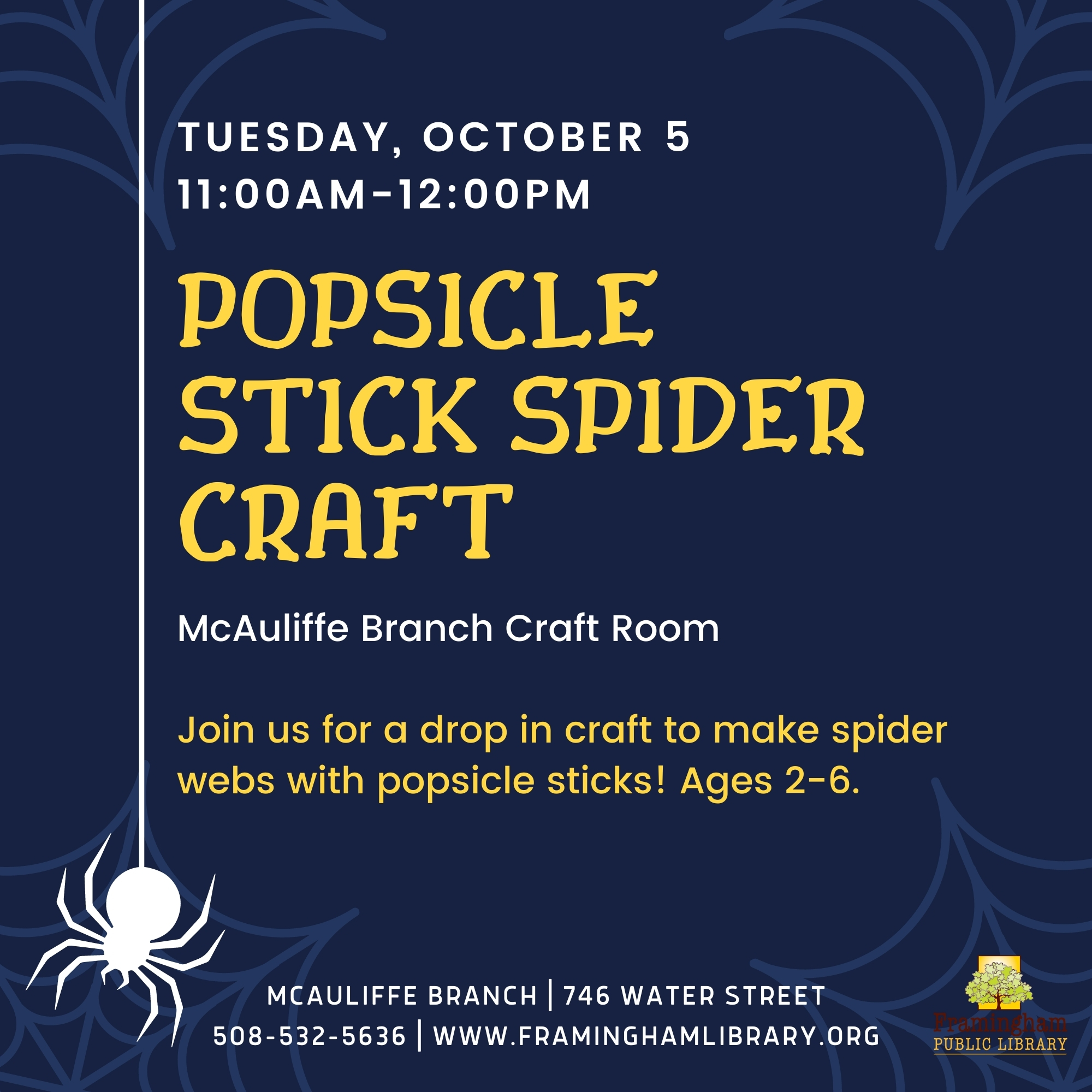 Popsicle Stick Spider Craft thumbnail Photo