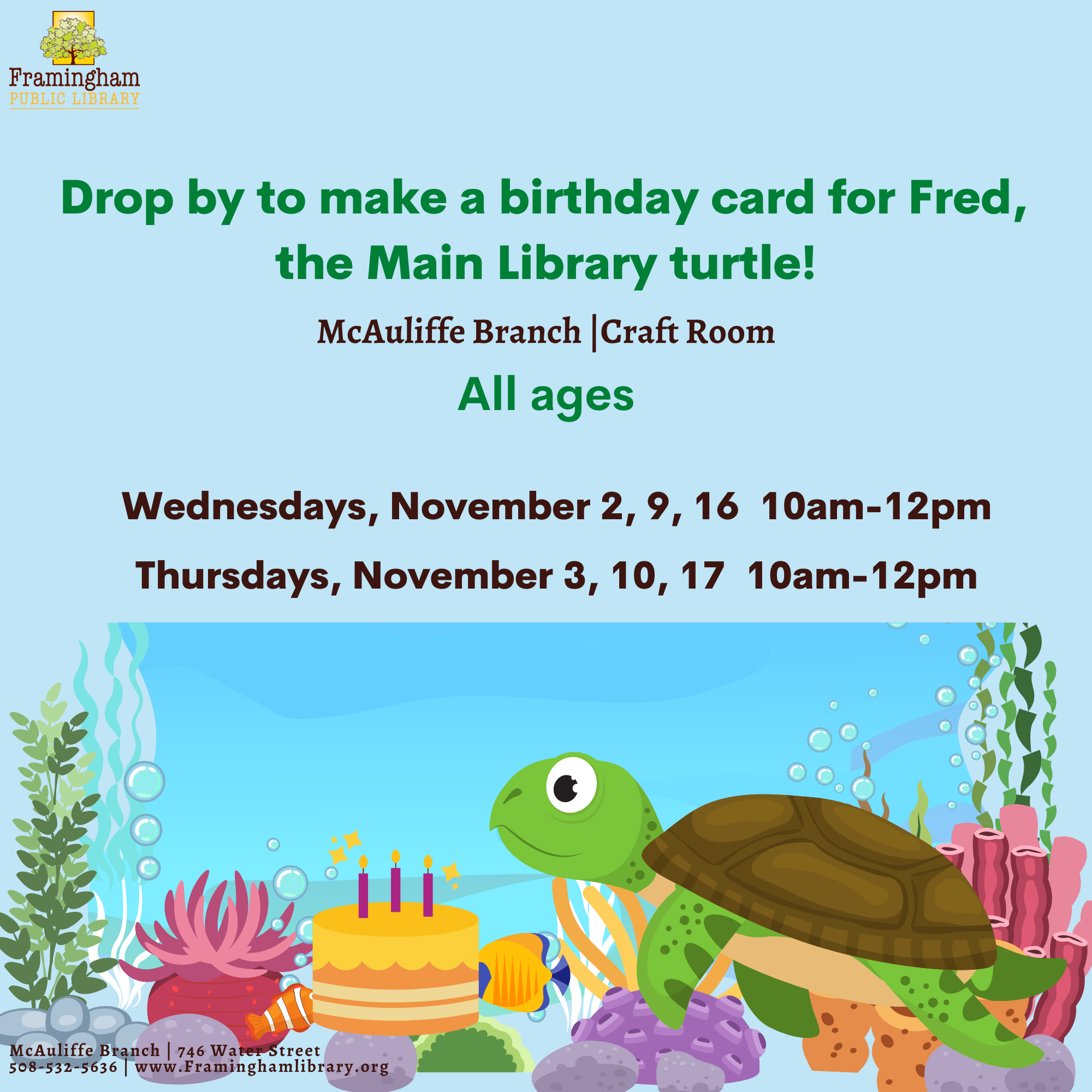 Make a birthday card for Fred! thumbnail Photo