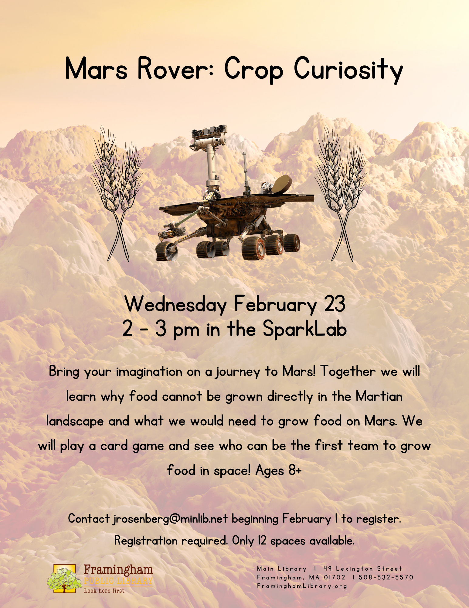Mars Rover: Crop Curiosity [CANCELED] thumbnail Photo