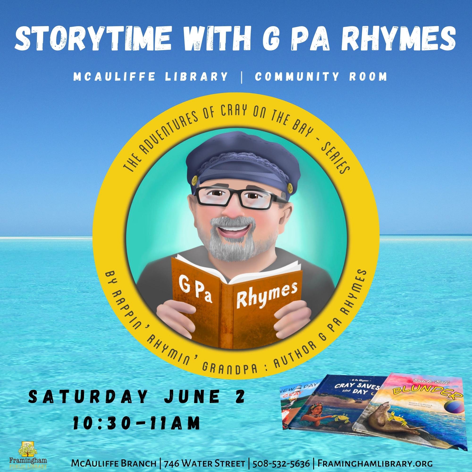 Local Author: Storytime with G PA Rhymes thumbnail Photo