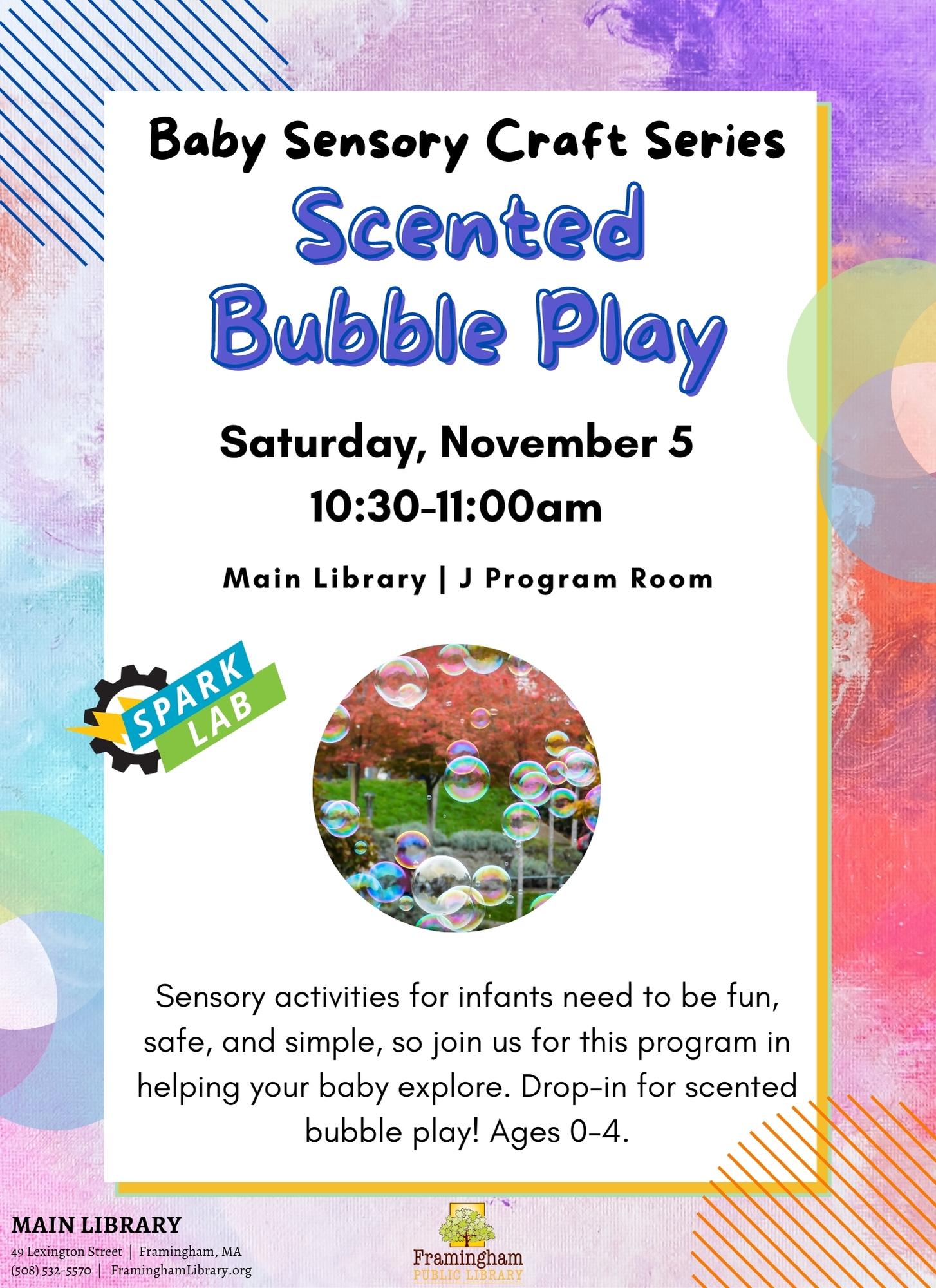 Baby Sensory Crafts: Scented Bubble Play thumbnail Photo