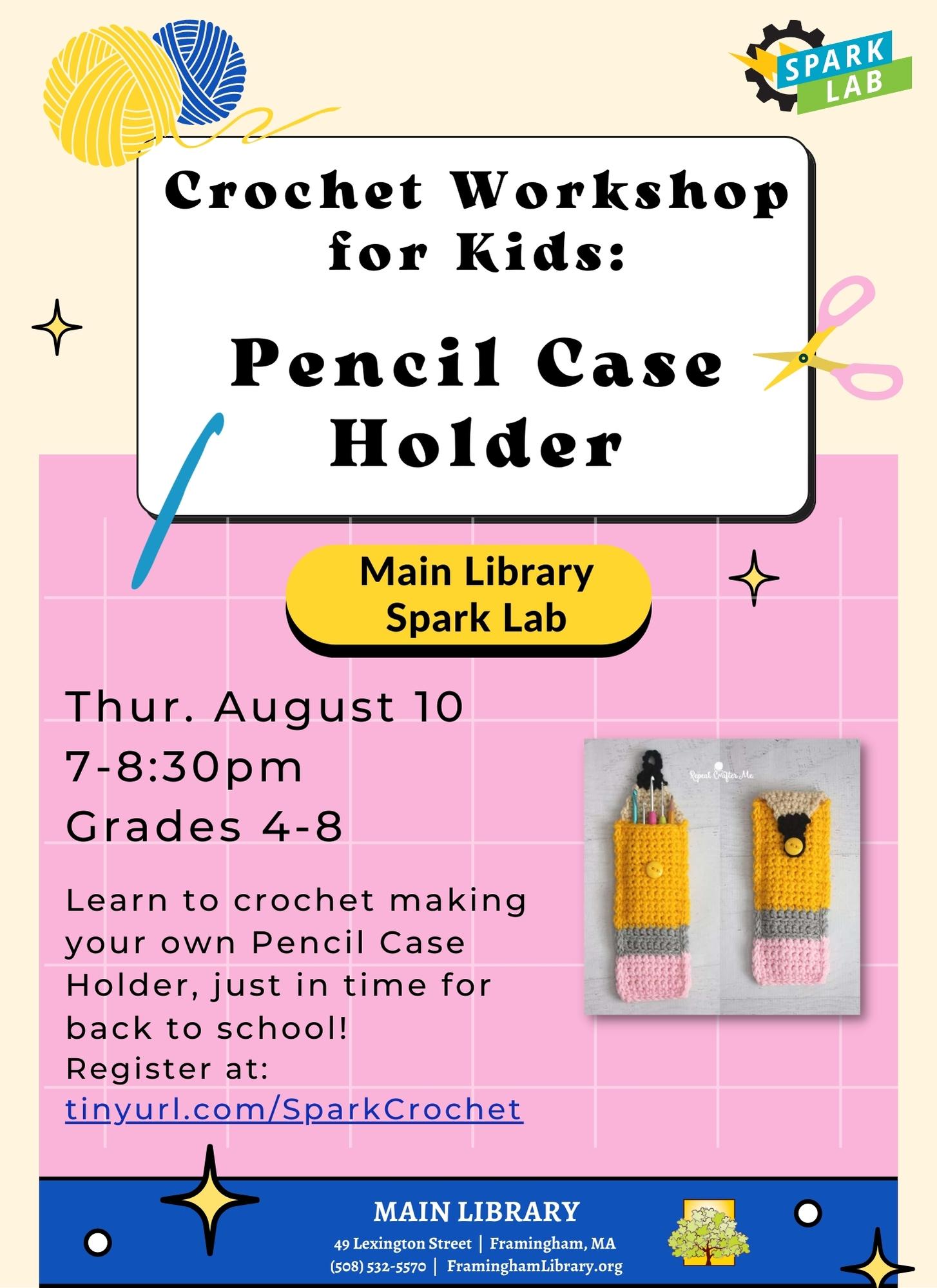 Crochet Workshop for Kids: Pencil Case Holder thumbnail Photo