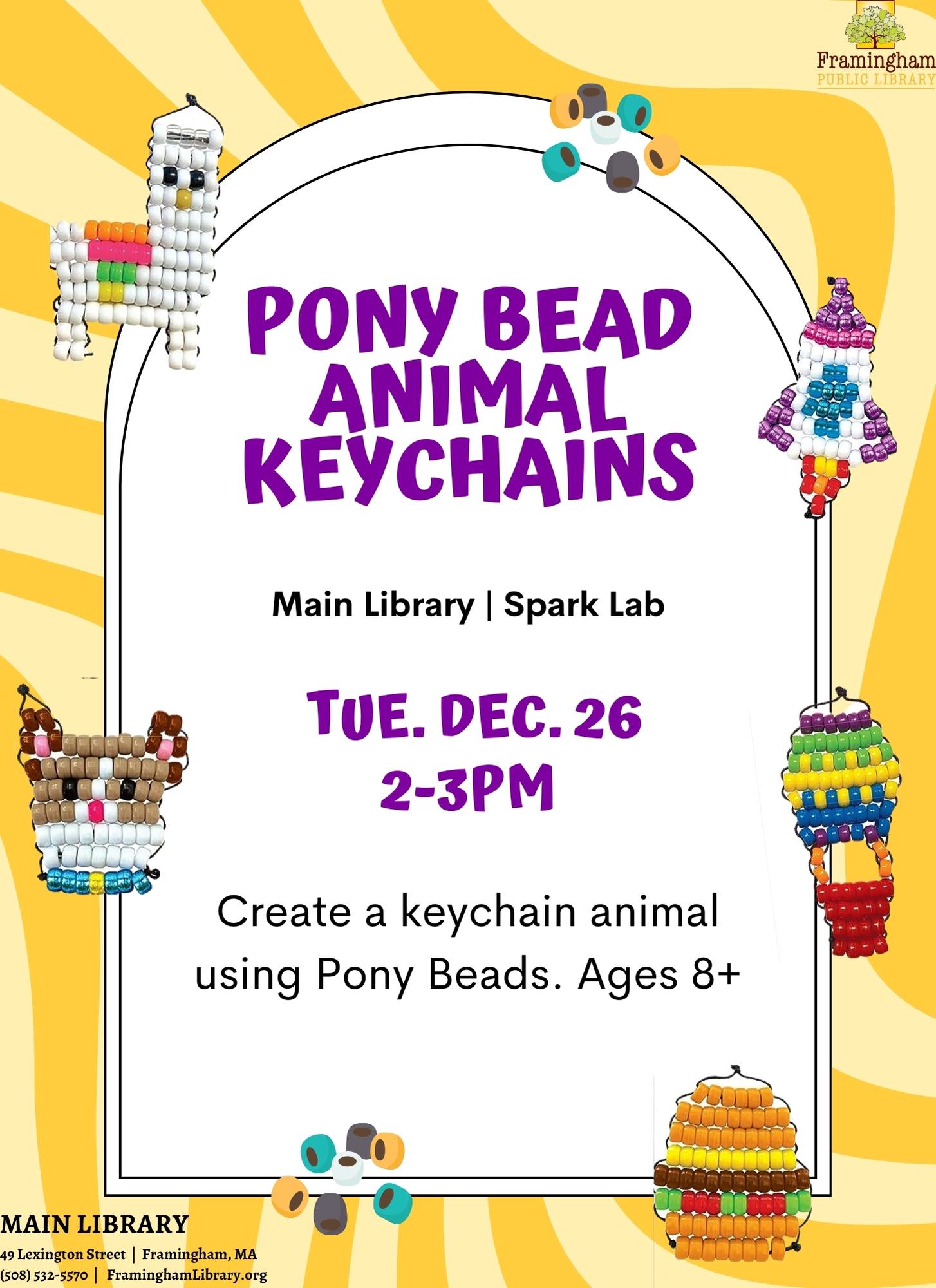 Pony Bead Animal Keychains thumbnail Photo