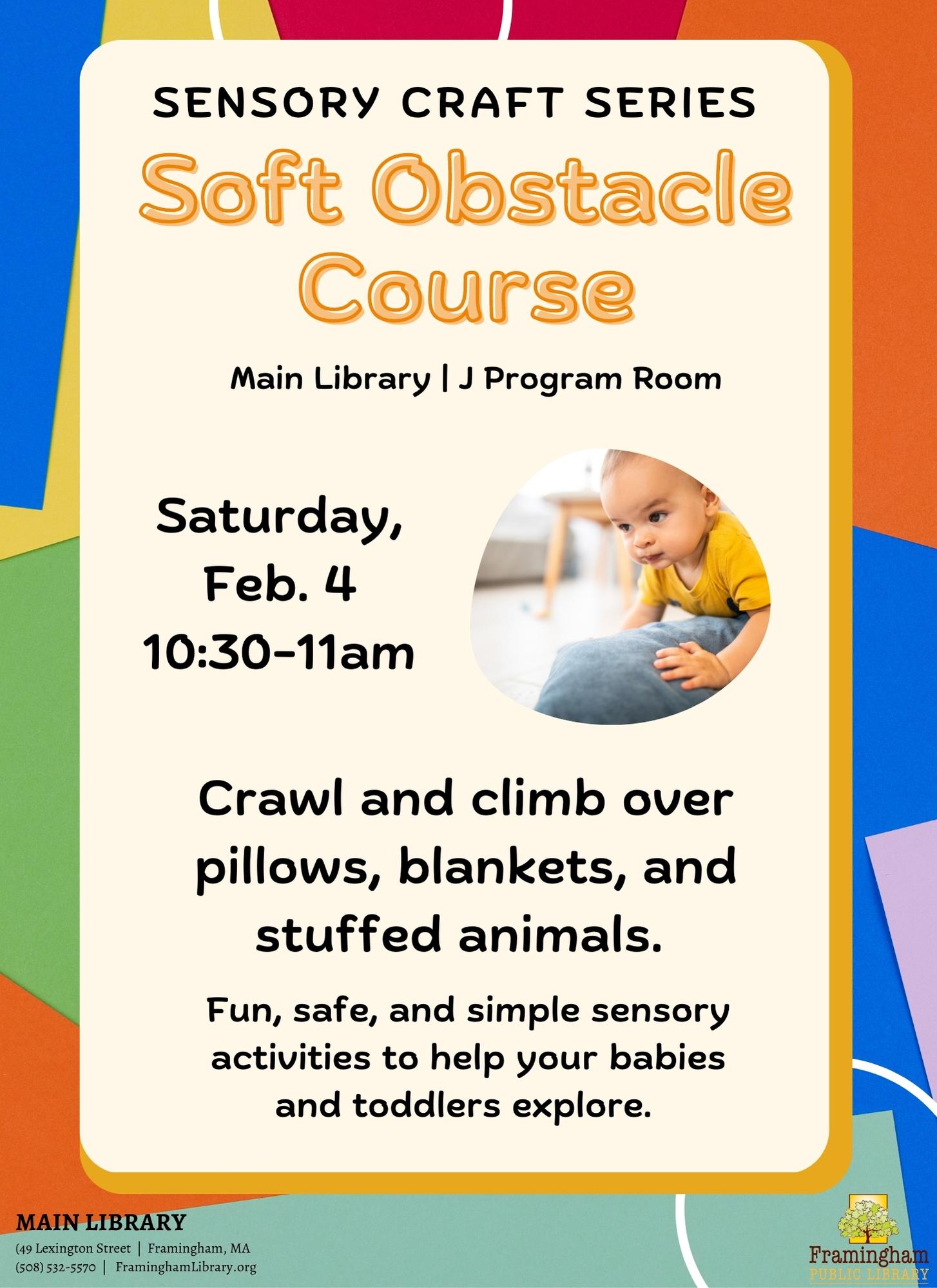 Sensory Crafts Series: Soft Obstacle Course thumbnail Photo