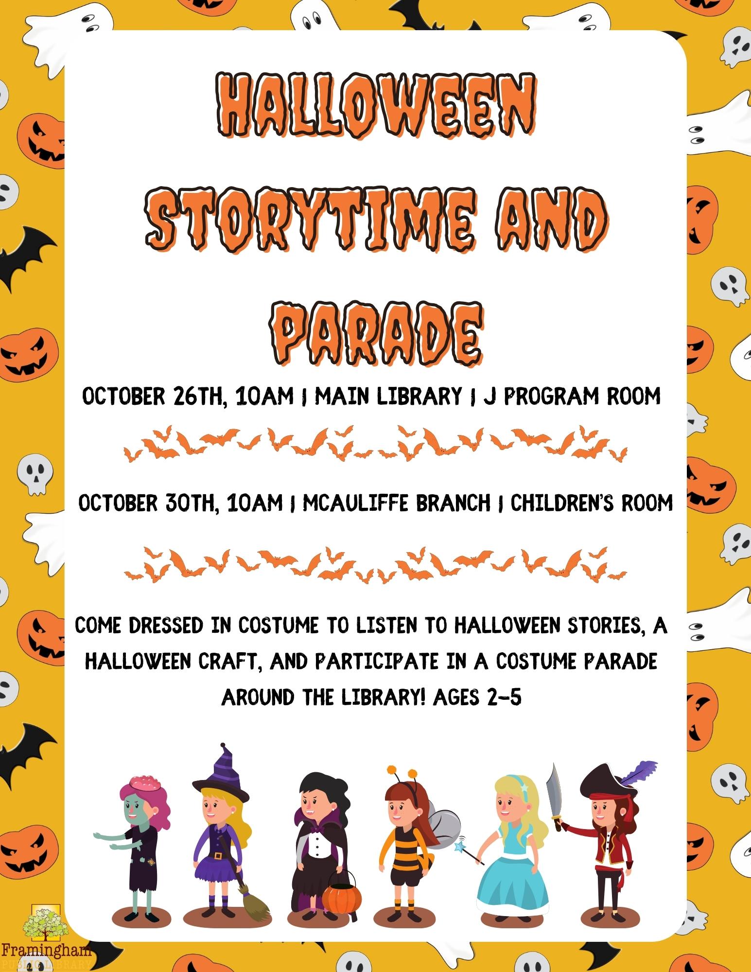 Halloween Storytime and Parade thumbnail Photo