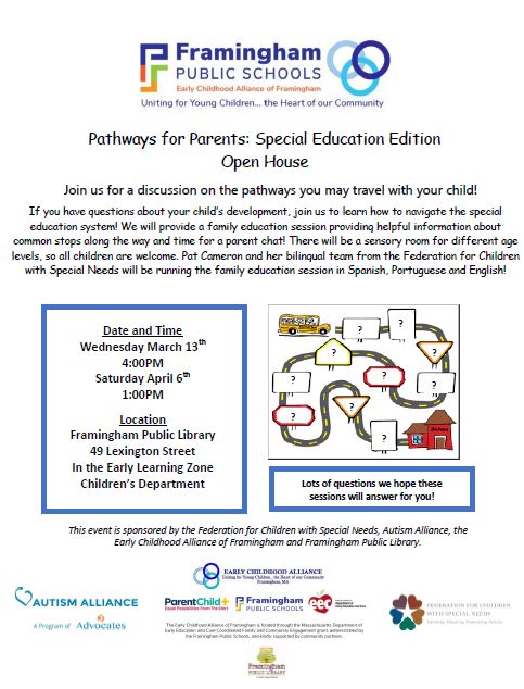 Pathways for Parents: Special Education Edition Open House thumbnail Photo