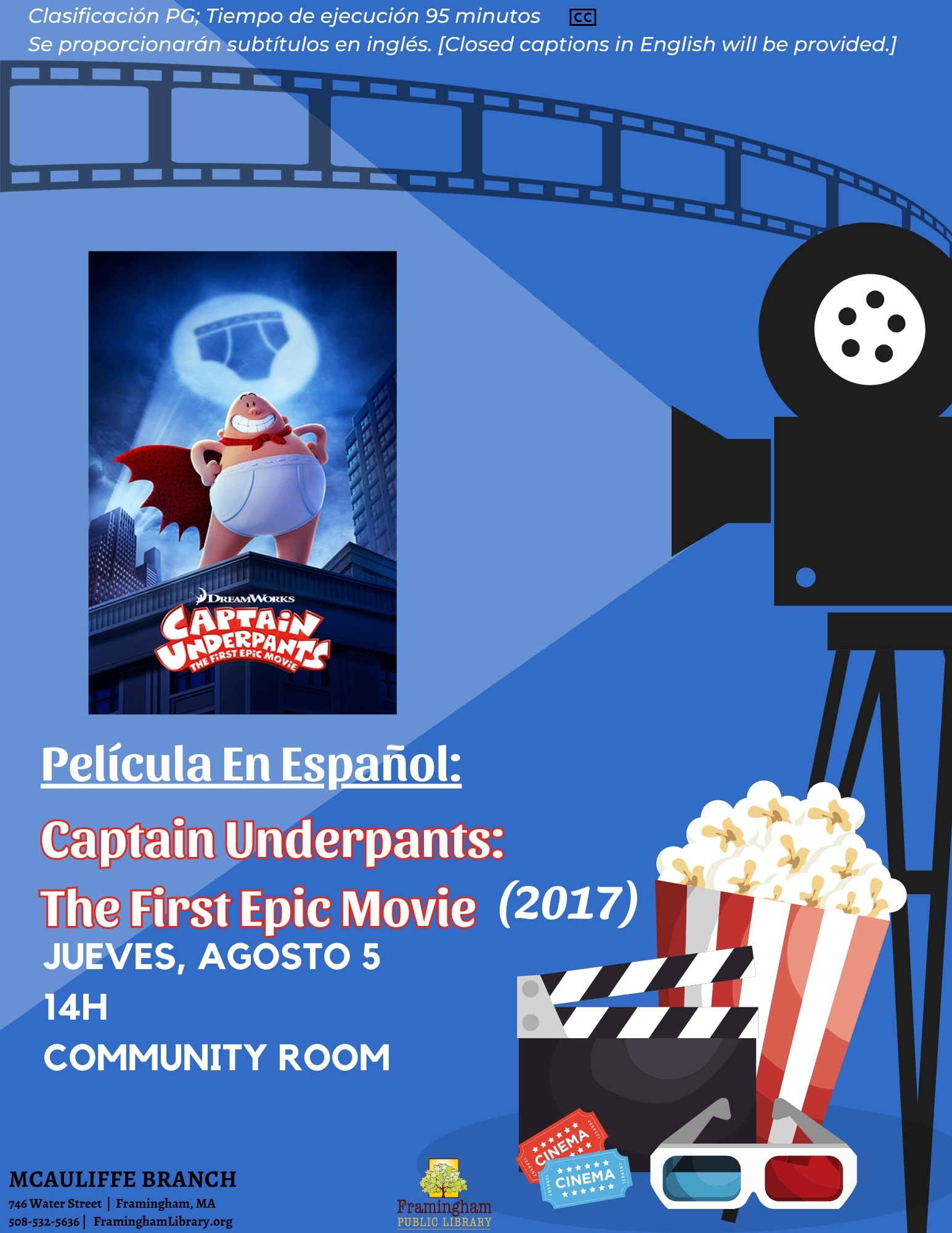 Película En Español: Captain Underpants: the first epic movie thumbnail Photo