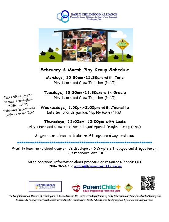 Early Childhood Alliance of Framingham: Play Groups thumbnail Photo
