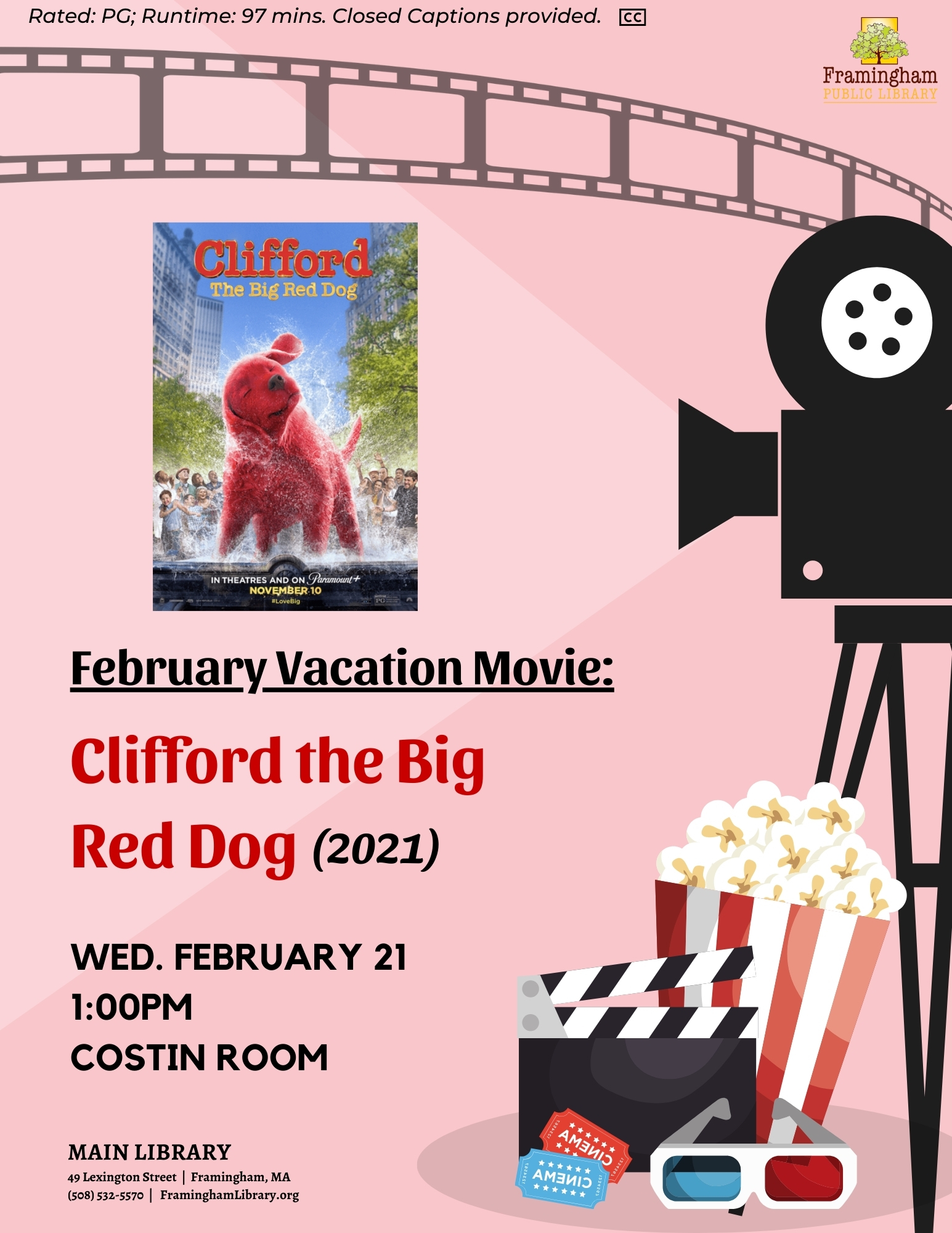 Vacation Week Movie: Clifford the Big Red Dog (2021) thumbnail Photo