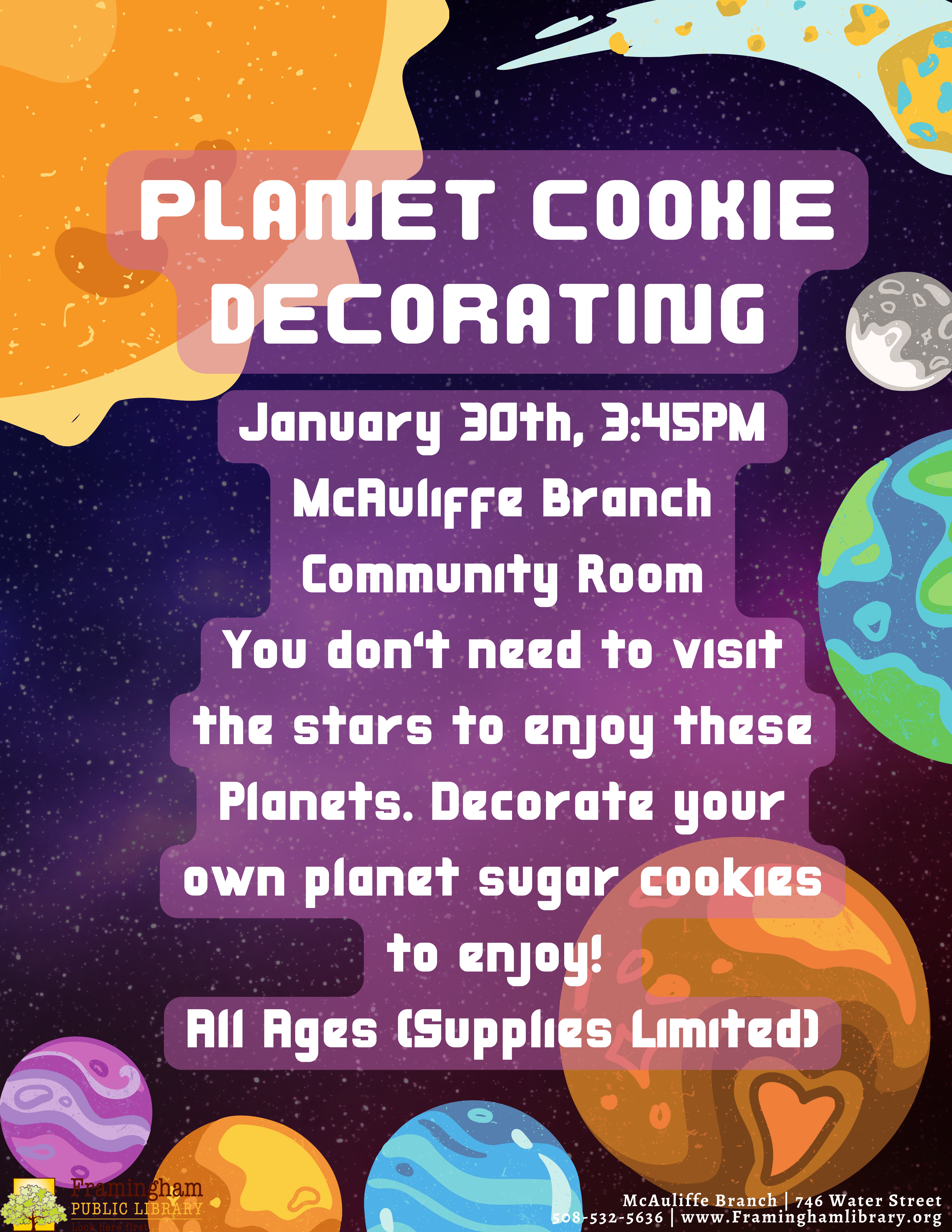 Planet Cookie Decorating thumbnail Photo