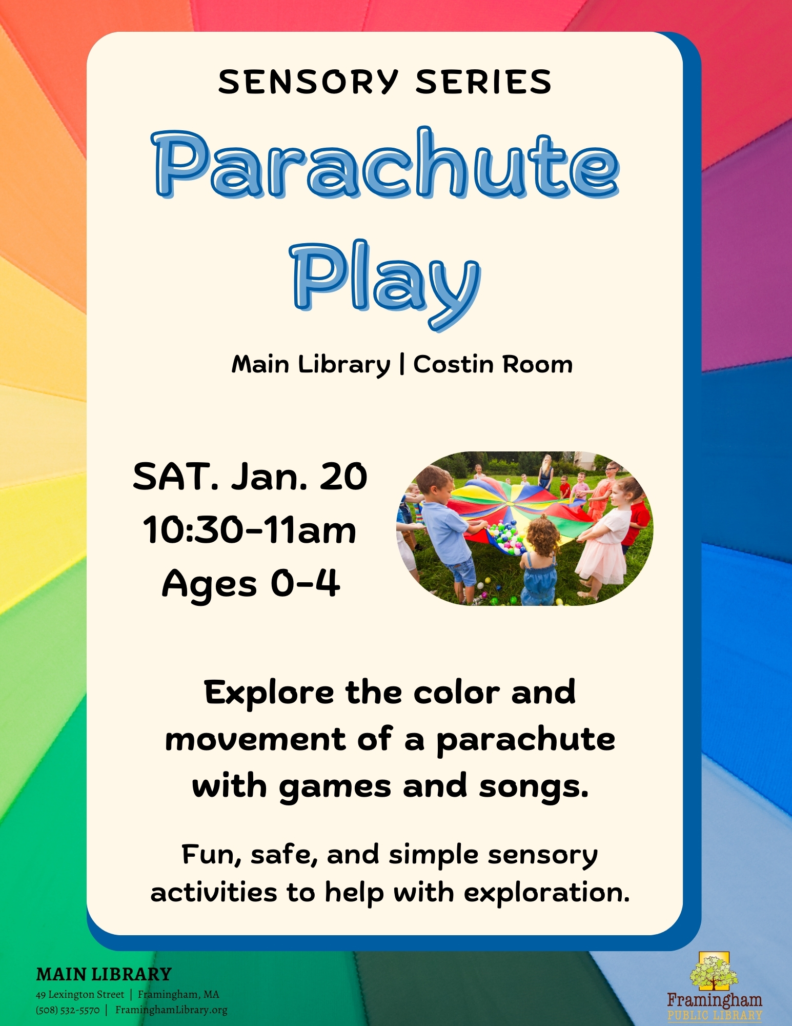 Sensory Series: Parachute Play thumbnail Photo