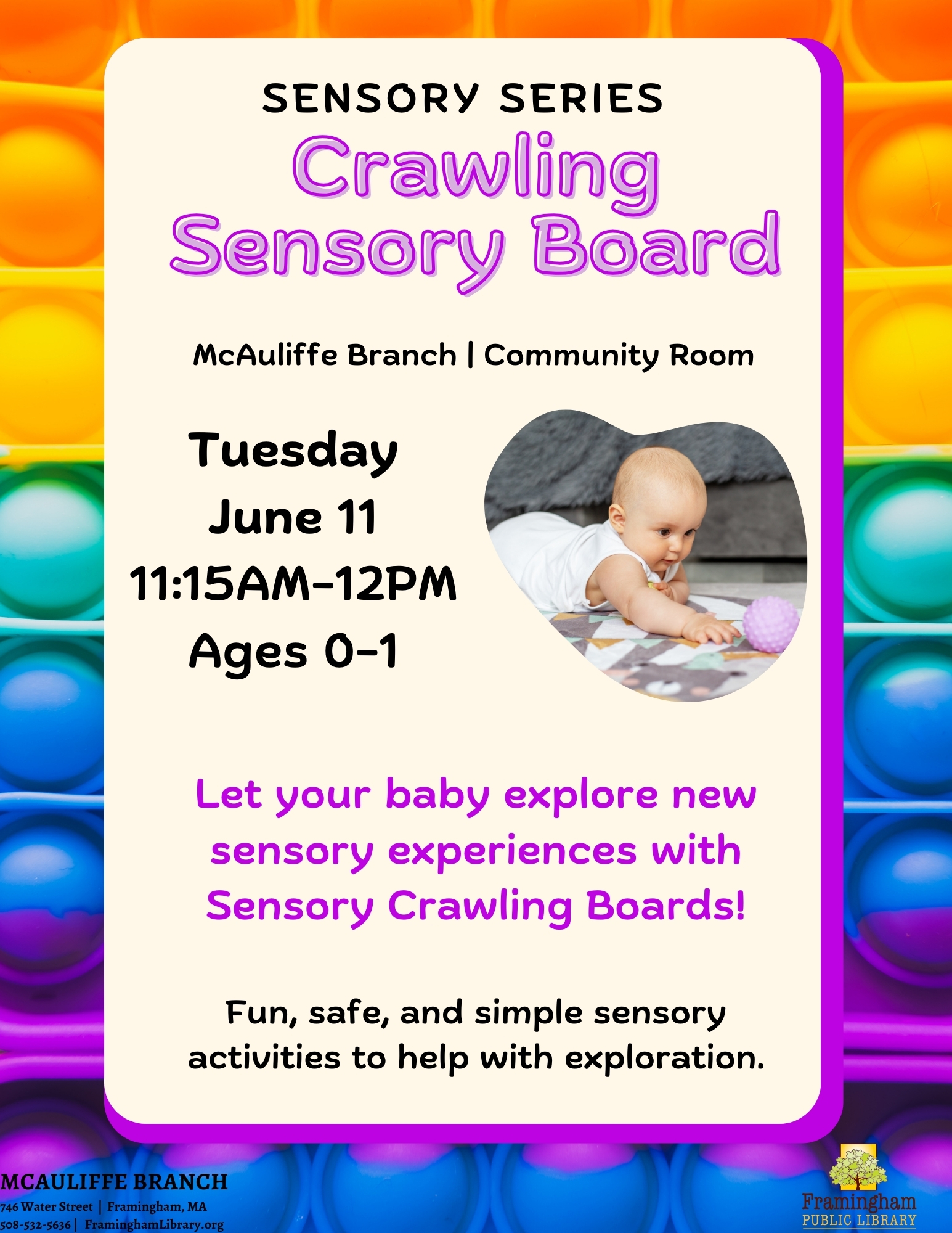 Sensory Series: Crawling Sensory Board thumbnail Photo