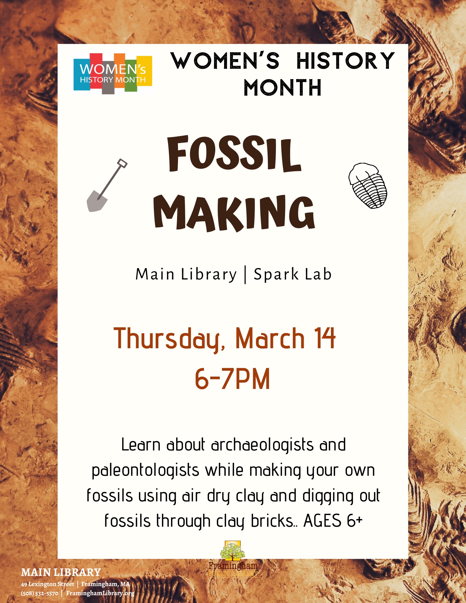Women’s History Month: Fossil Making thumbnail Photo