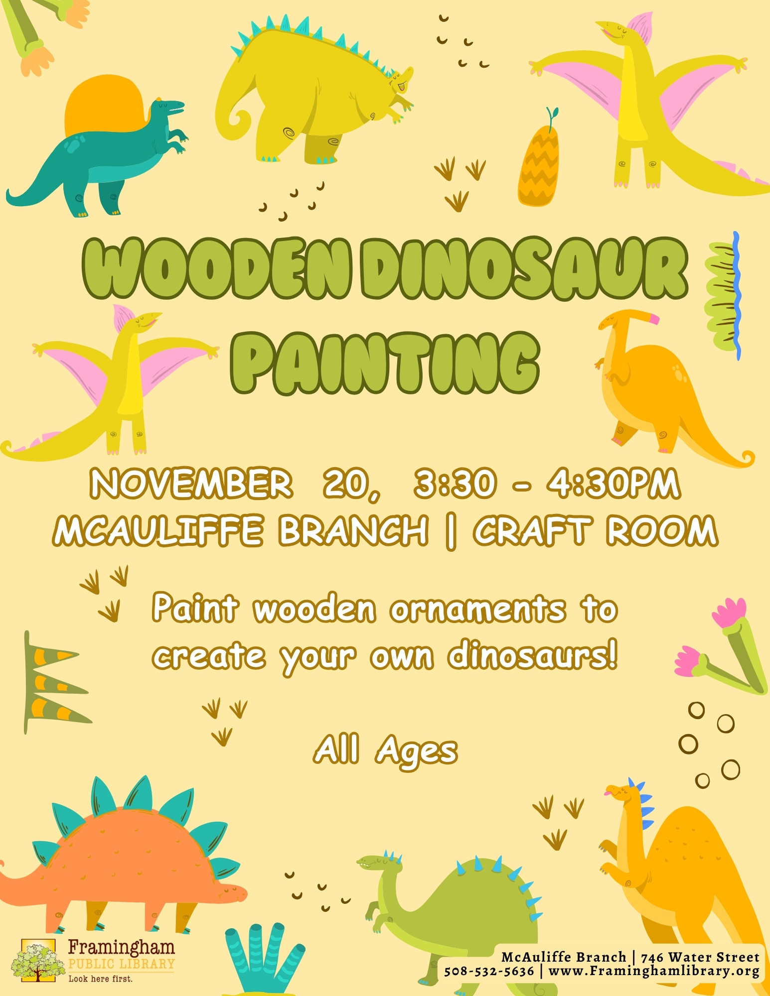 Wooden Dinosaur Painting thumbnail Photo