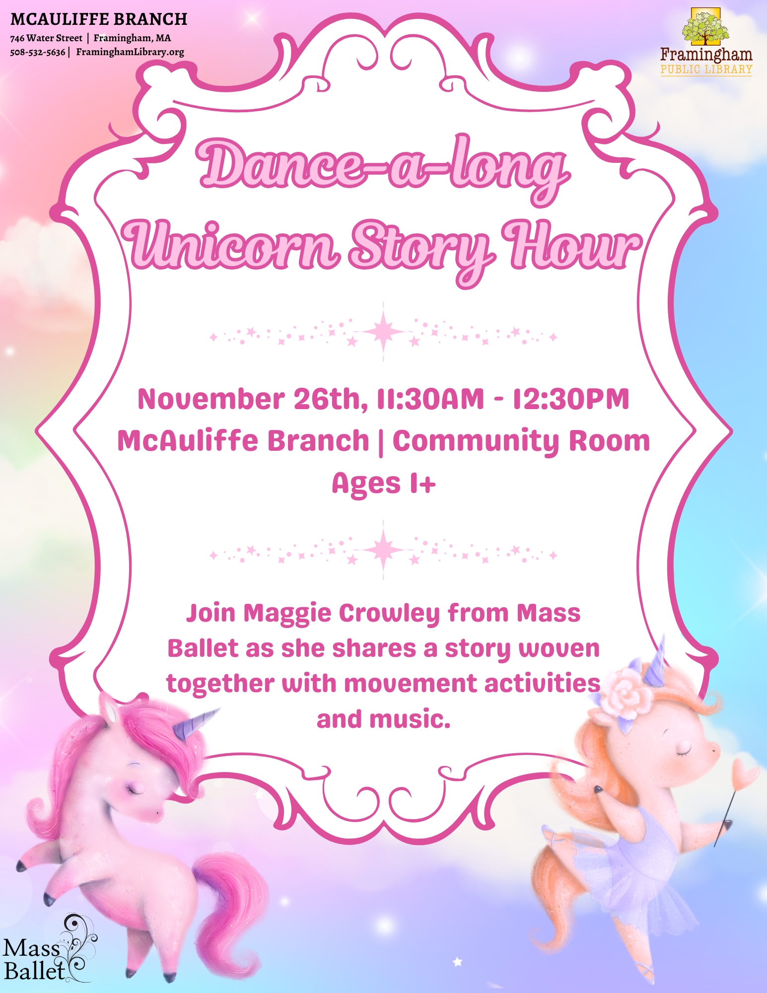 Dance-a-long Unicorn Story Hour thumbnail Photo