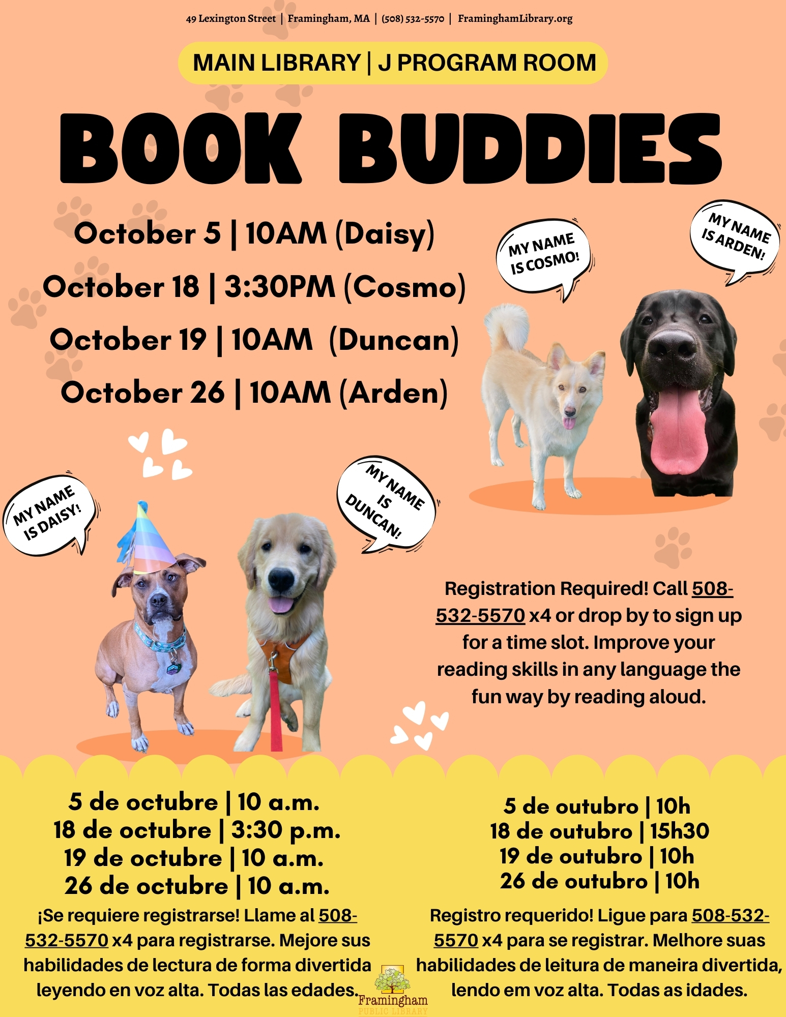 Book Buddies: Reading to Dogs (Arden) thumbnail Photo