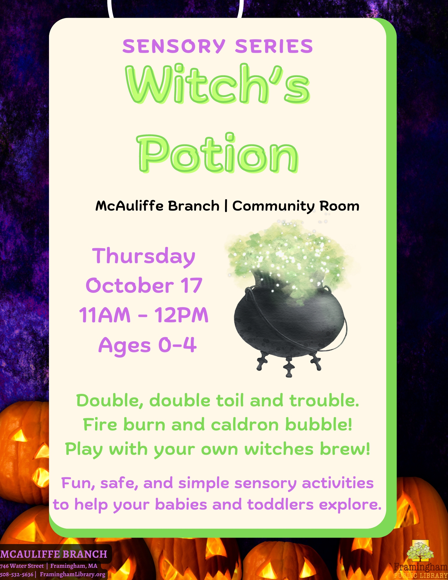 Sensory Series: Witch’s Potion thumbnail Photo