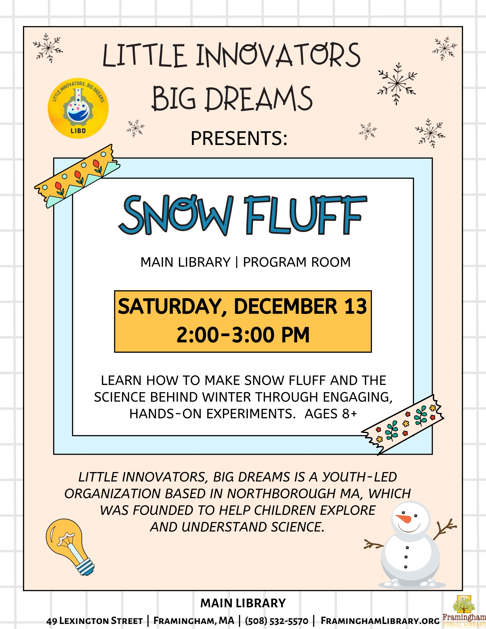 Little Innovators Big Dreams: Snow Flulff thumbnail Photo