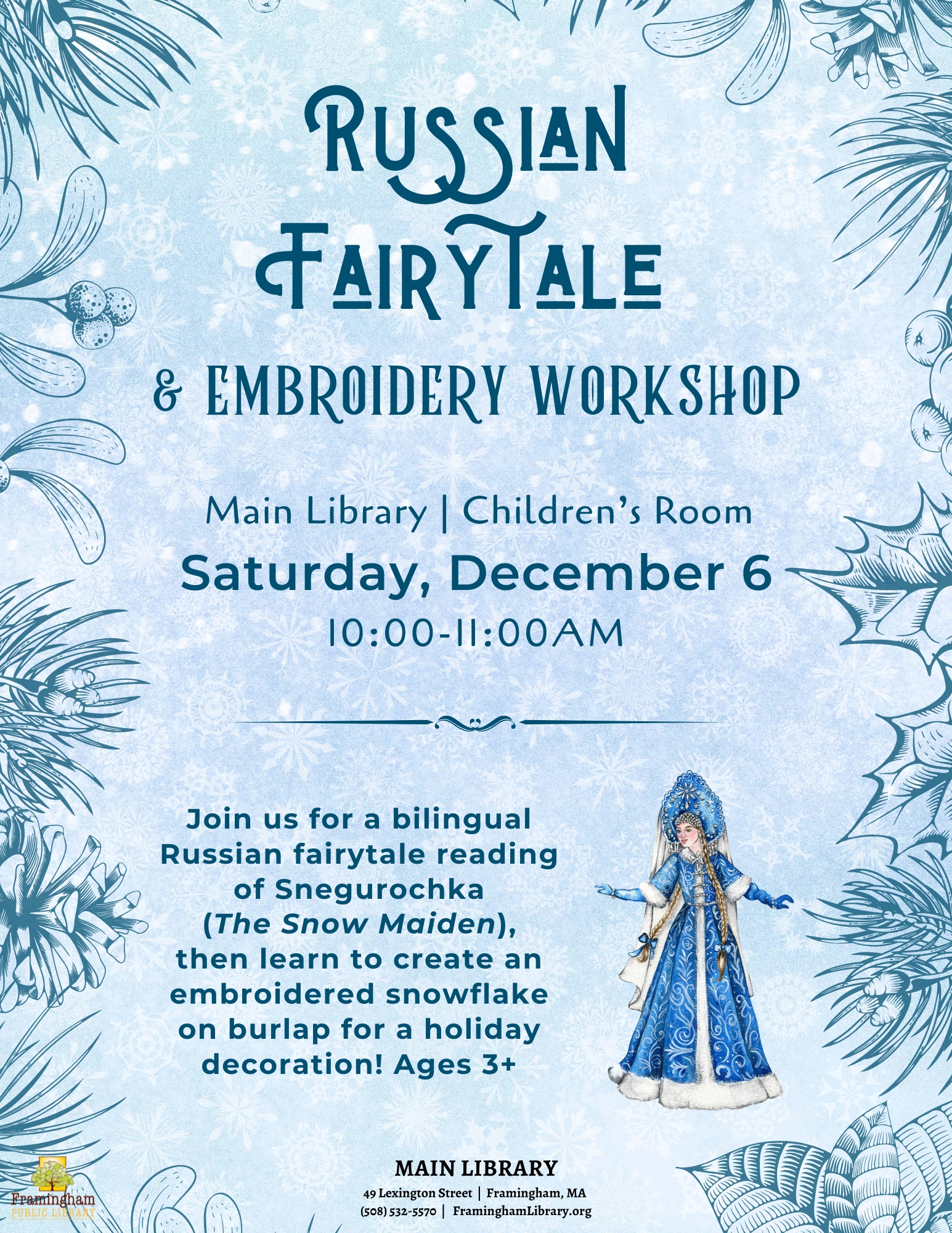 Russian Fairytale & Embroidery Workshop thumbnail Photo