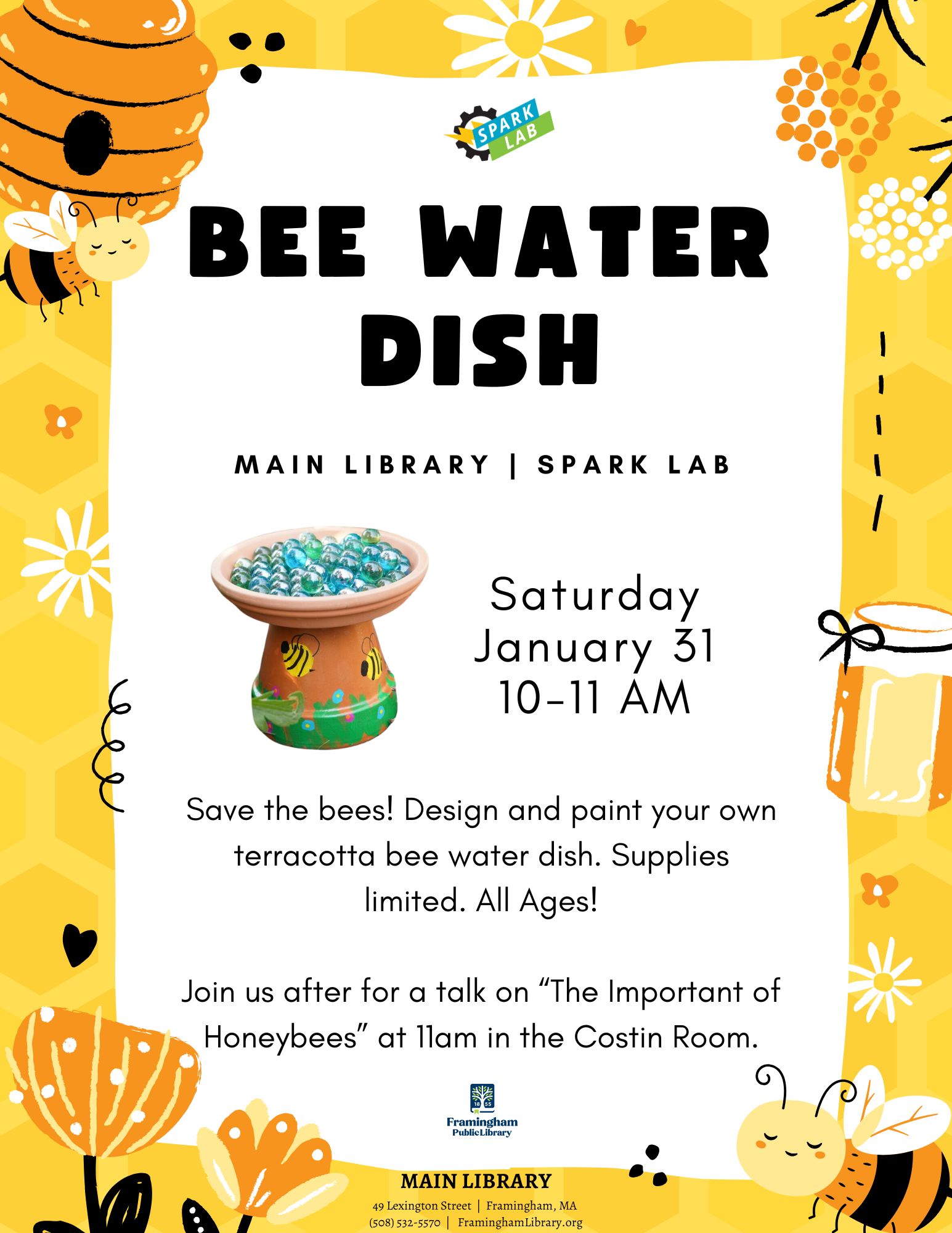 Bee Water Dish Decorating thumbnail Photo