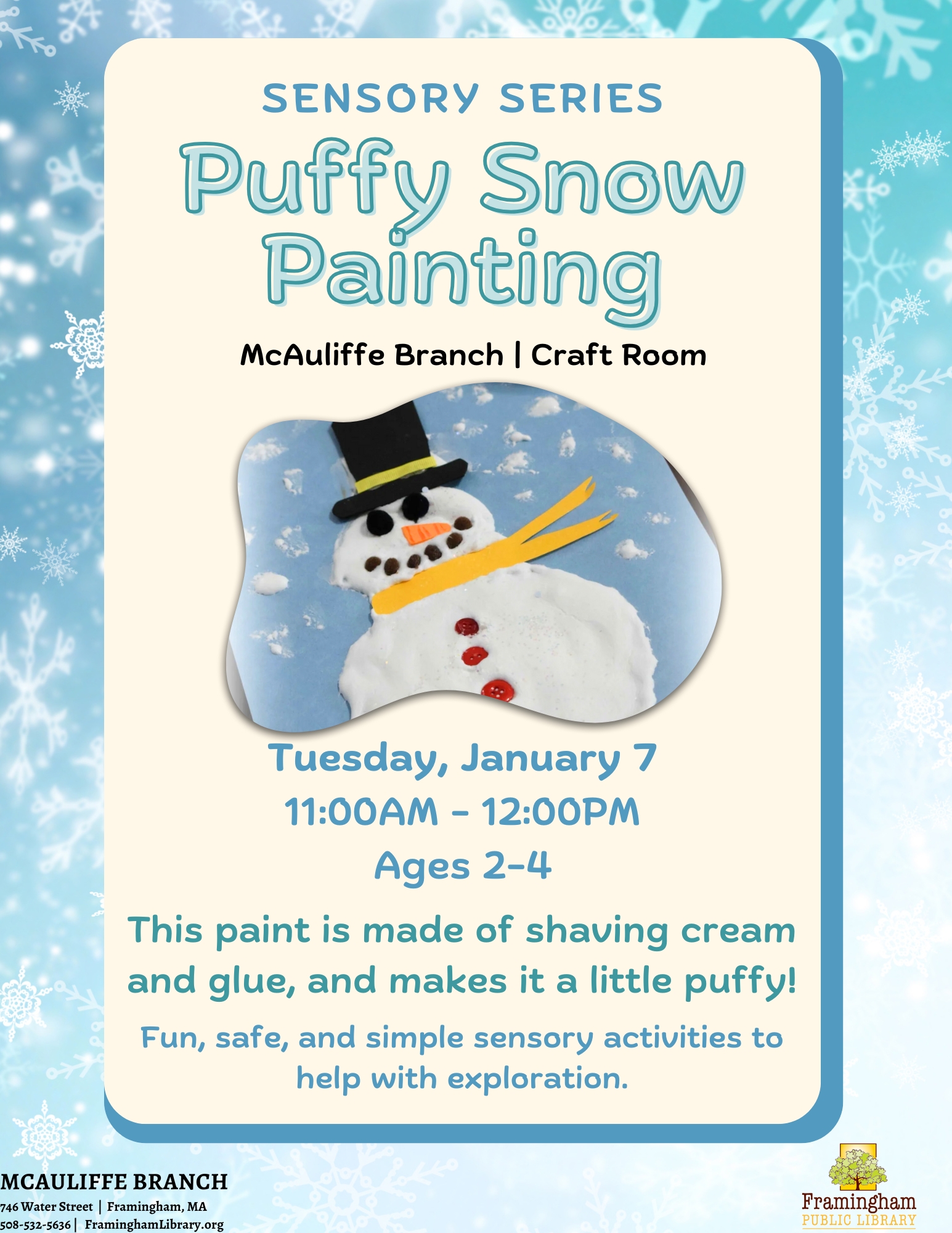 Puffy Snow Painting thumbnail Photo