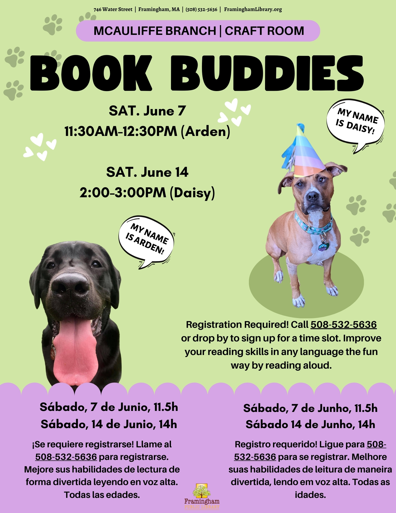 Book Buddies: Reading to Dogs (Arden) thumbnail Photo
